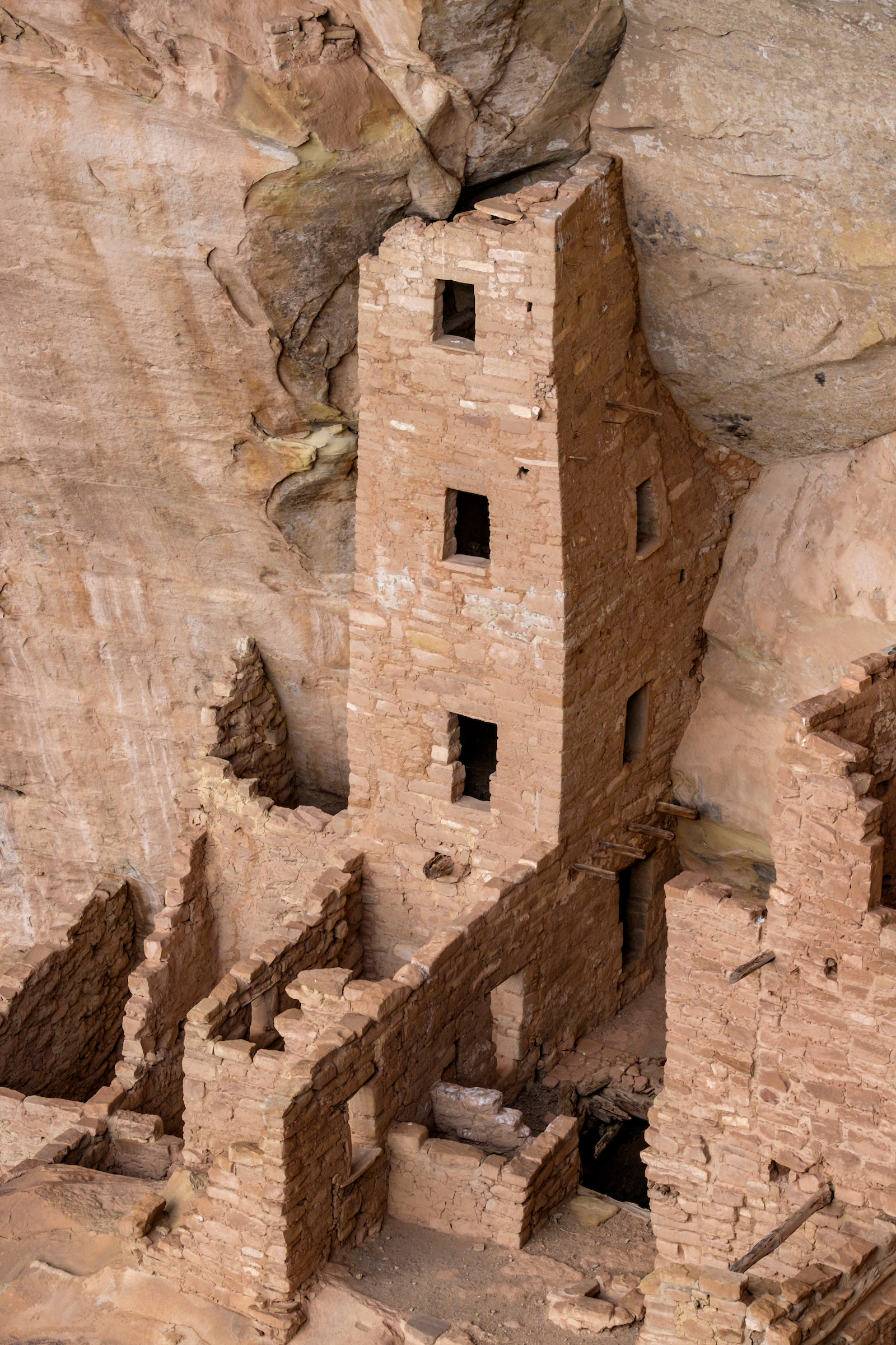 The 26-foot Square Tower House at Cliff Palace.