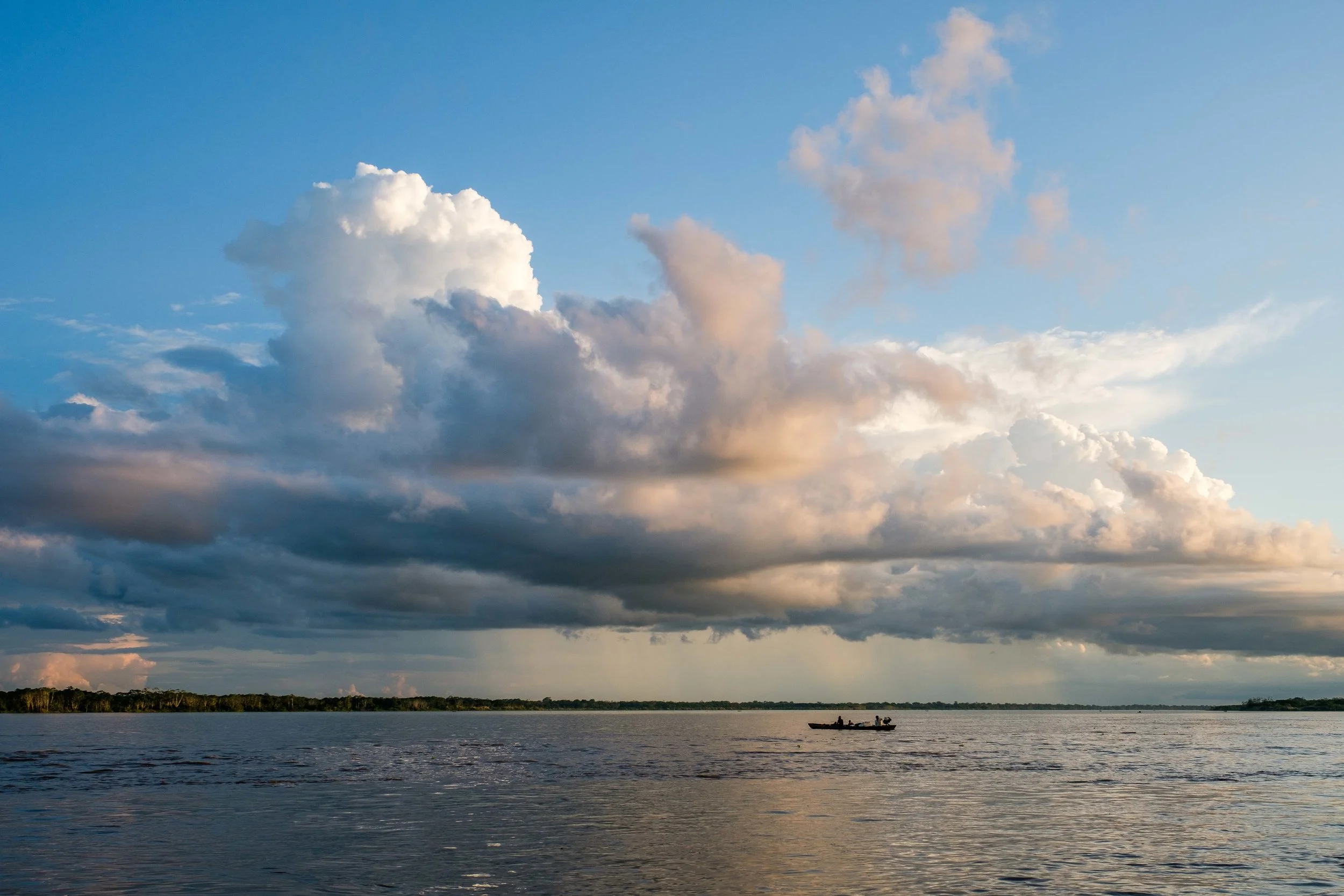 The mighty Amazon River in Peru.