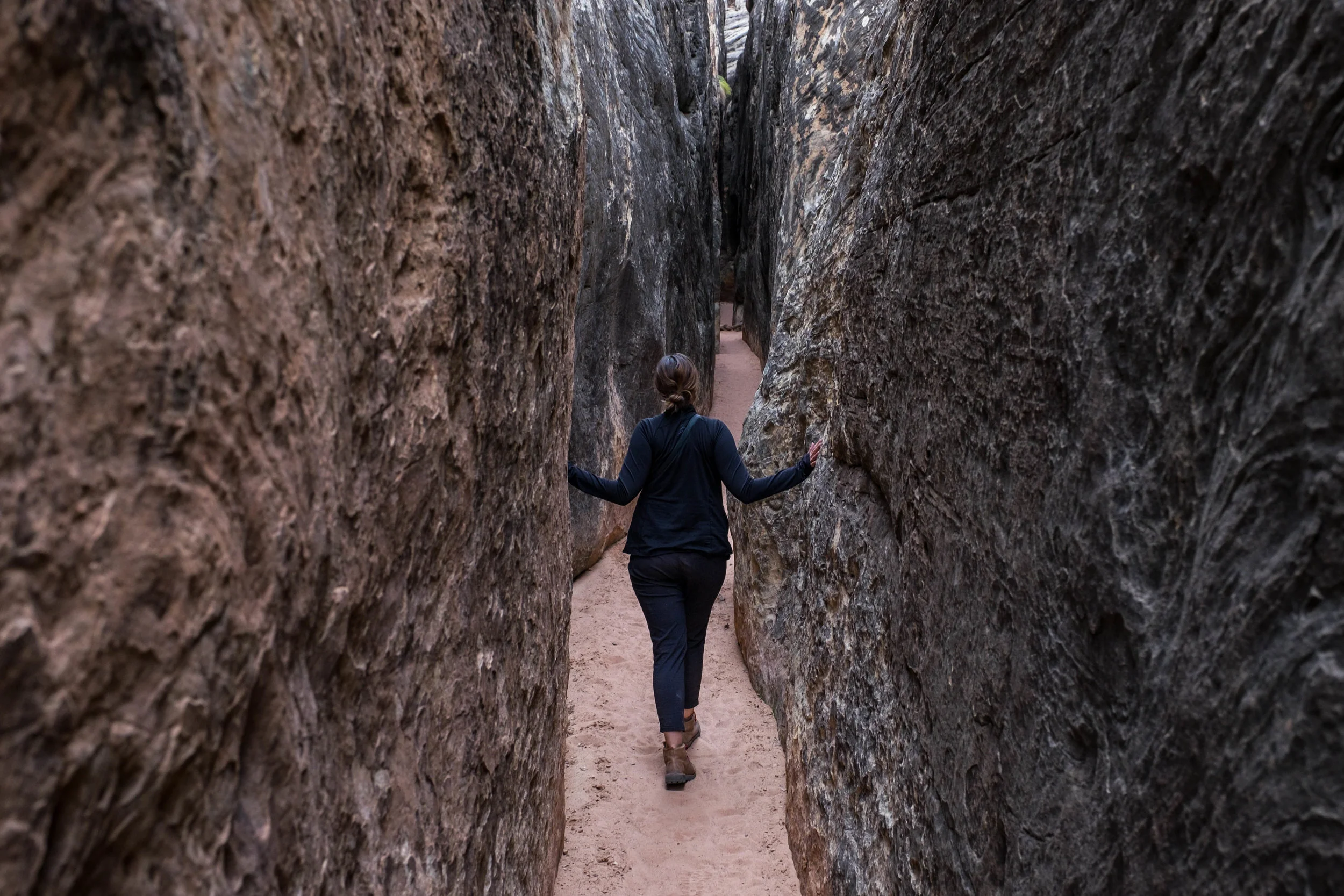 Wandering through the Joint Trail in the Needles section of the park. 
