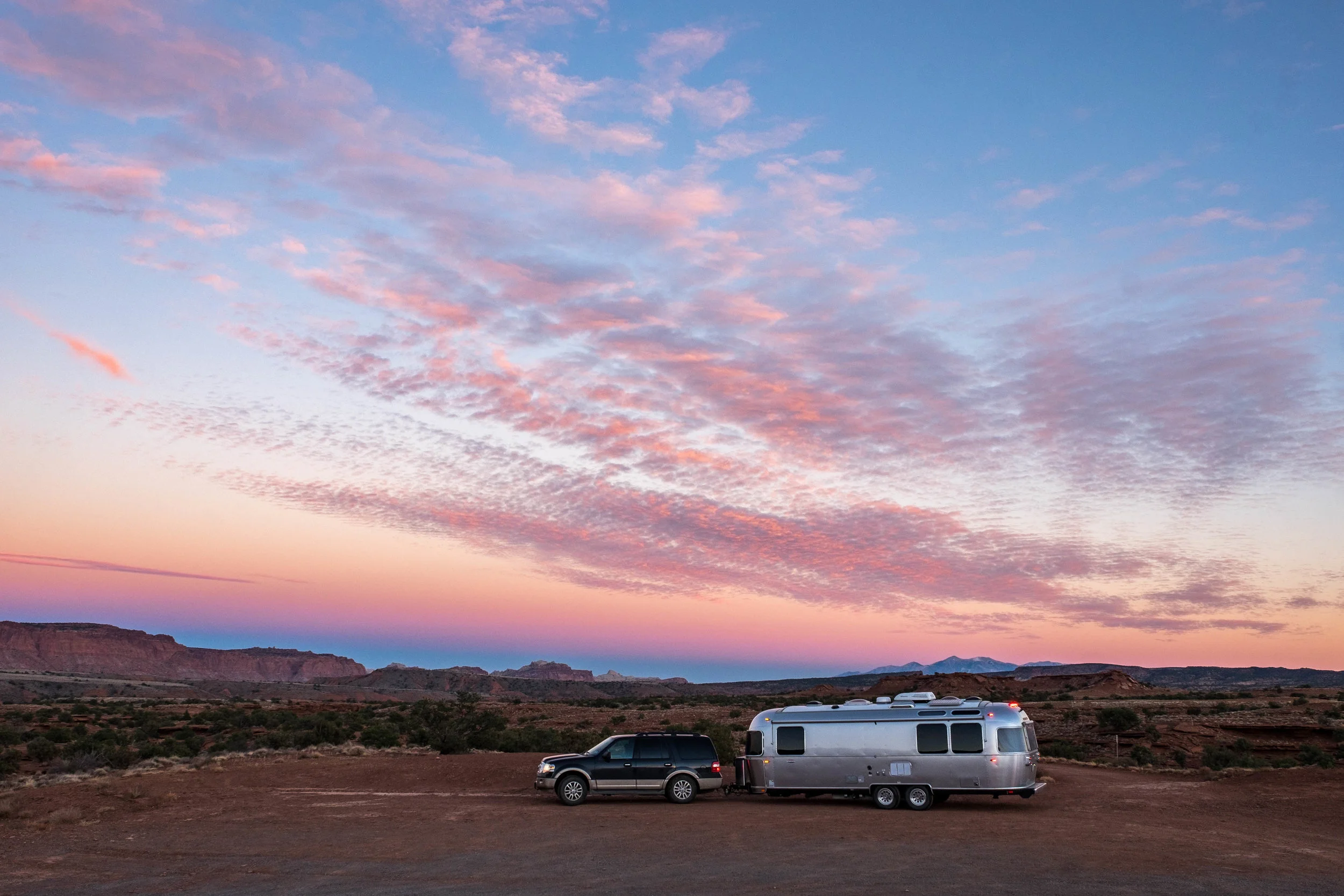 Wally the Airstream at Panorama Point.