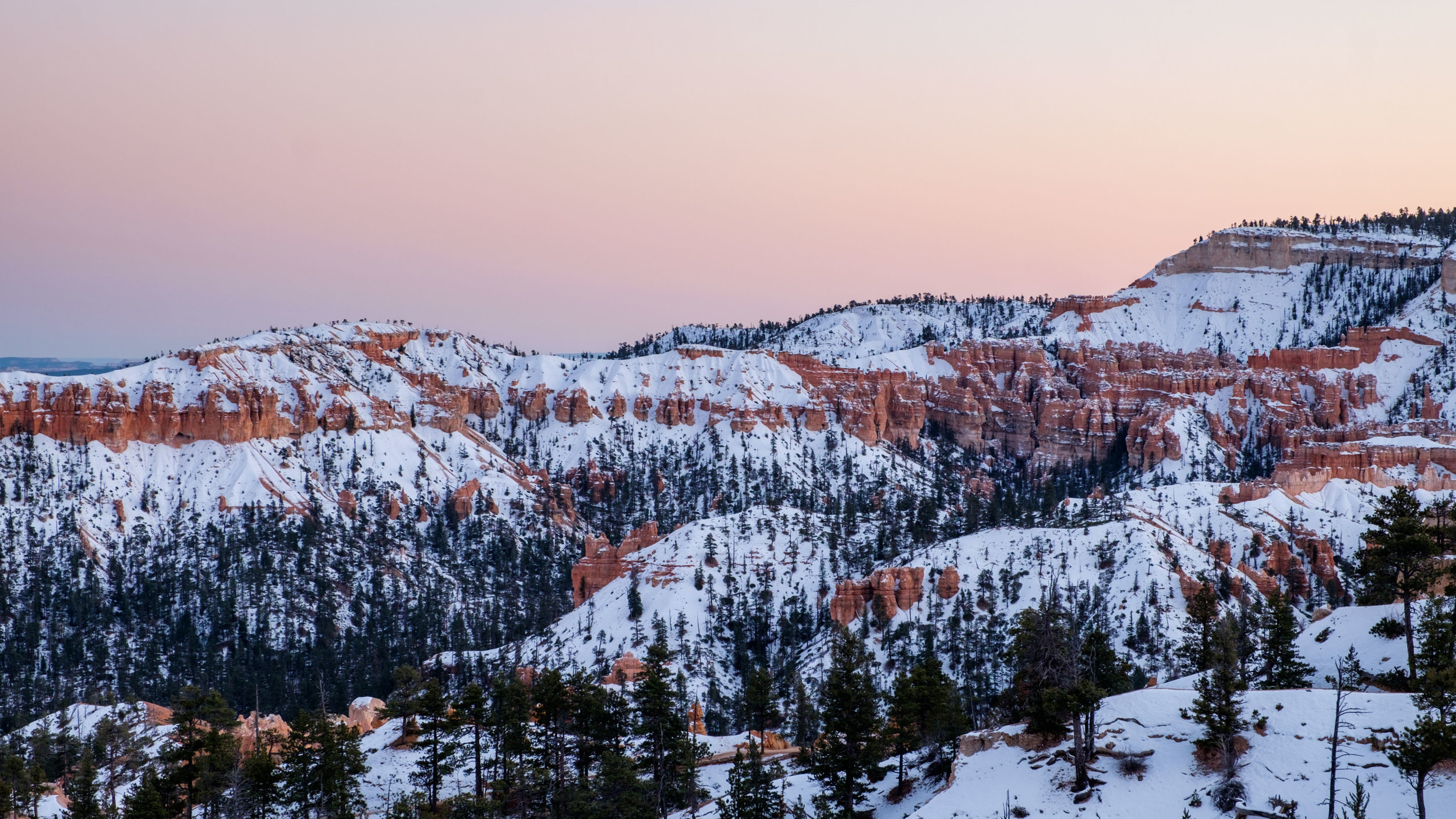 Dustings of snow atop the landscape is not an uncommon sight at this high elevation park.