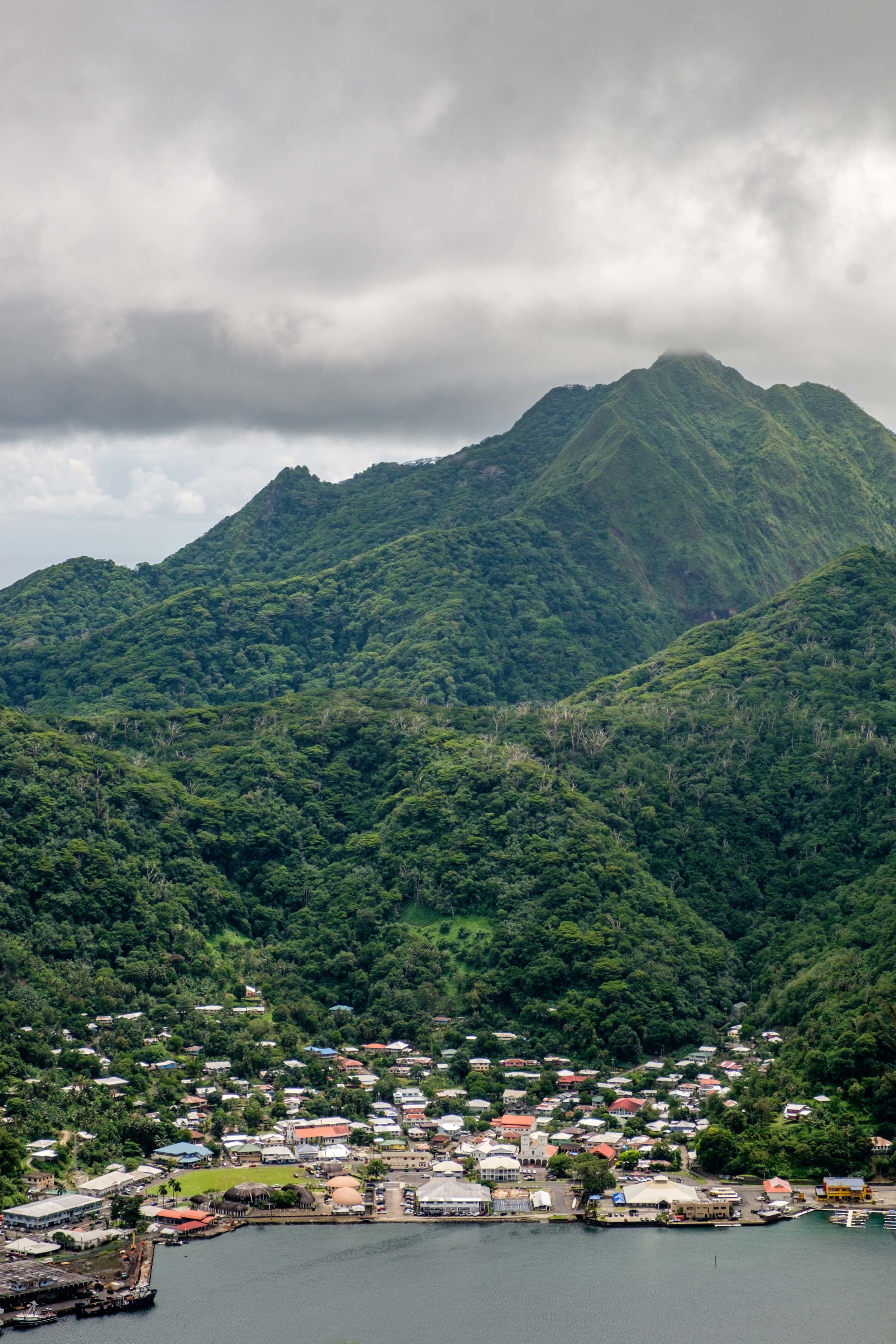 Getting high into the mountains on Tutuila allows you to see Pago Pago in an enitrely new way. 