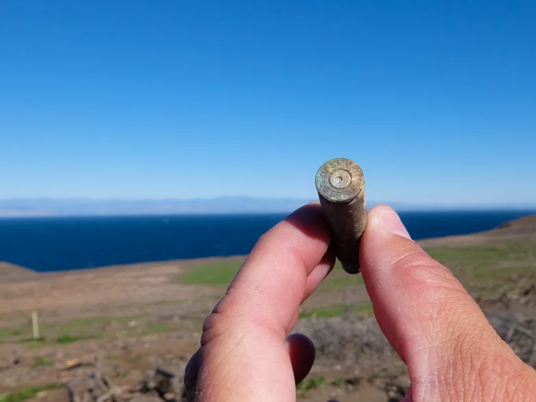 If you come across an artifact on the island, take a photo of it, mark its location in your mind, leave it where it is, and head to the National Park Visitor Center to learn about your find. 