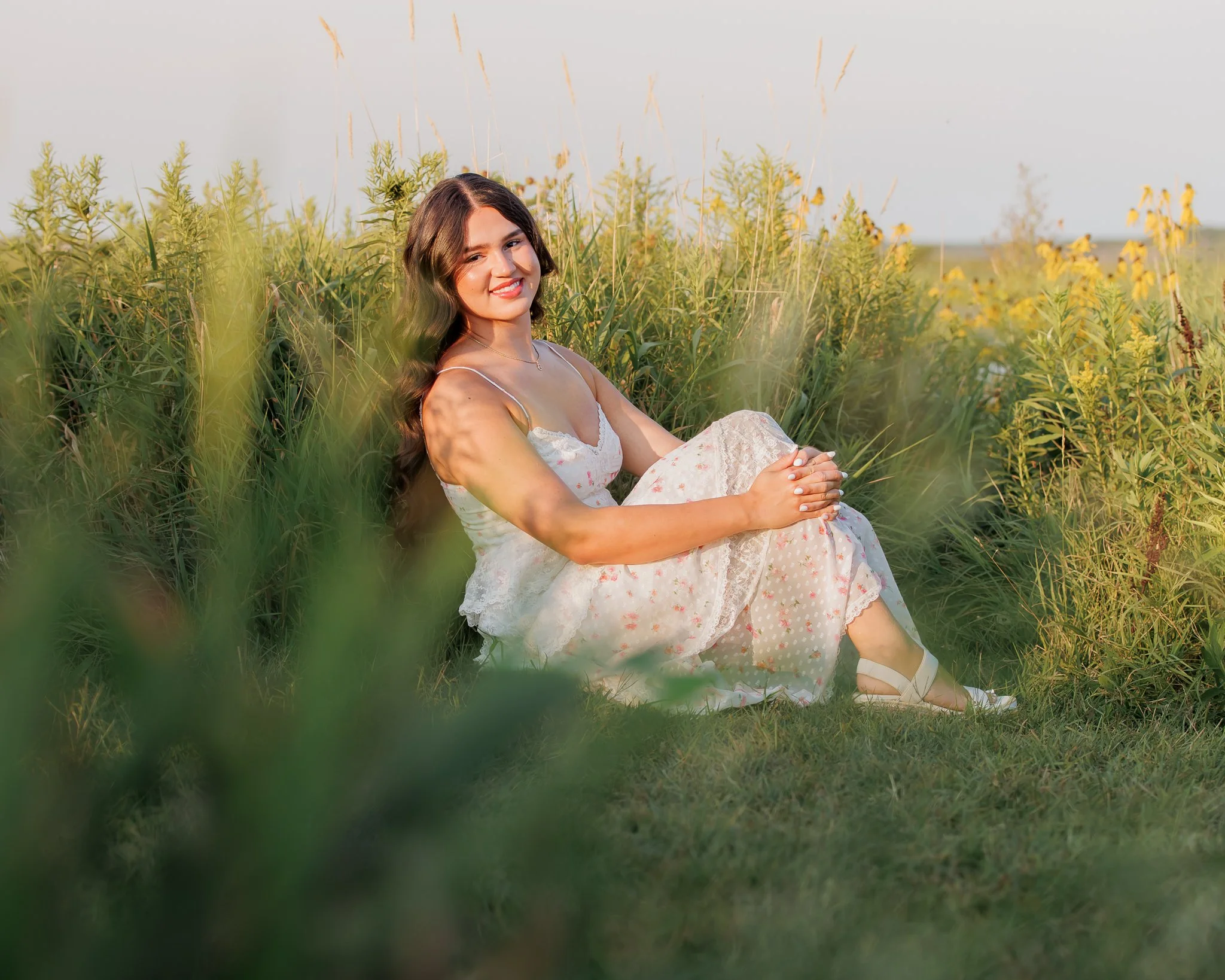 Gracie’s Summer Senior Session | Wildflowers + Golden Hour at Meinert Park