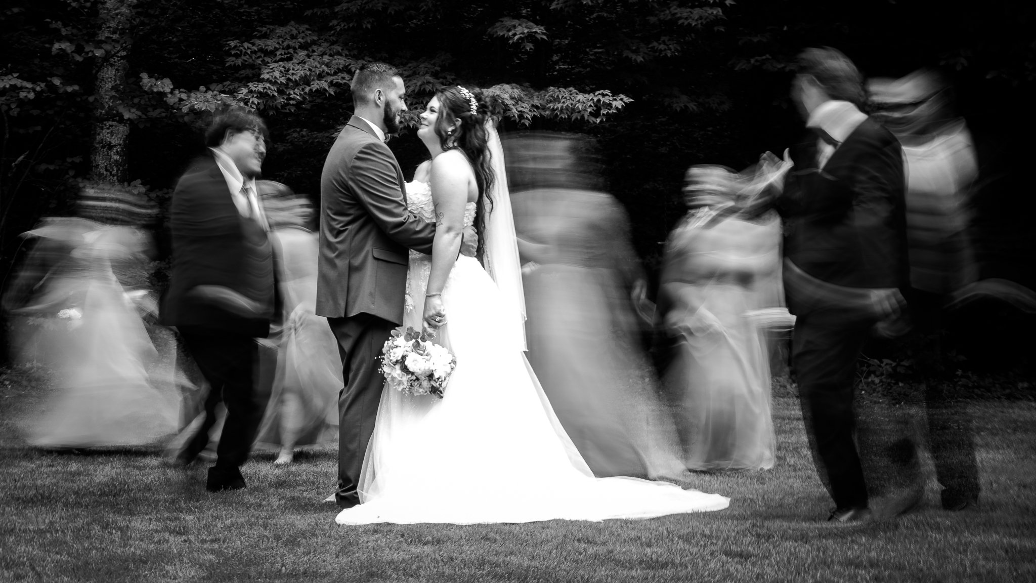 Emmajo + Dwight | An Intimate Wedding at Home in Montague, Michigan
