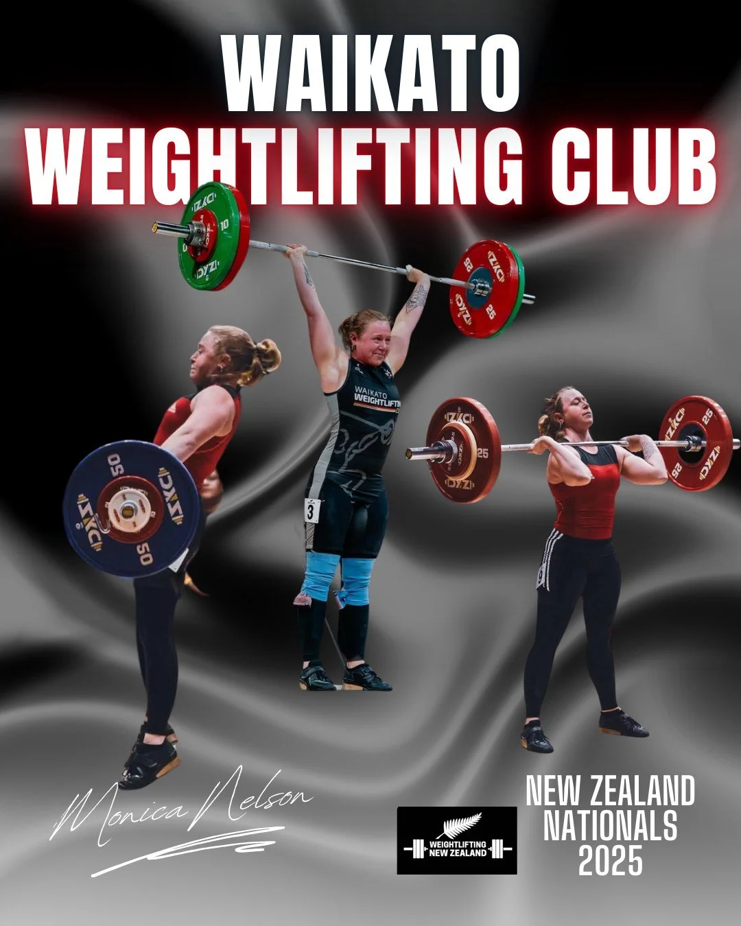 🏋️&zwj;♂️ NZ WEIGHTLIFTING NATIONALS 2025 🏋️&zwj;♂️

Wishing Monica, Rebecca, and Will all the very best as they step onto the platform this Saturday at NZ Weightlifting Nationals in Auckland.

Your dedication, discipline, and countless hours of tr