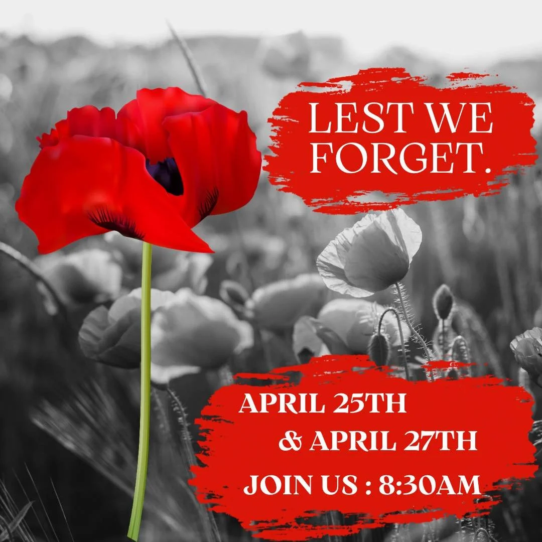 ANZAC Day.

A day to remember all those who served, those who didn&rsquo;t make it home, and the ones who carried it with them after.

We&rsquo;ll keep it simple - show up, move, and take time to reflect on what the day means.

Classes are on Saturda