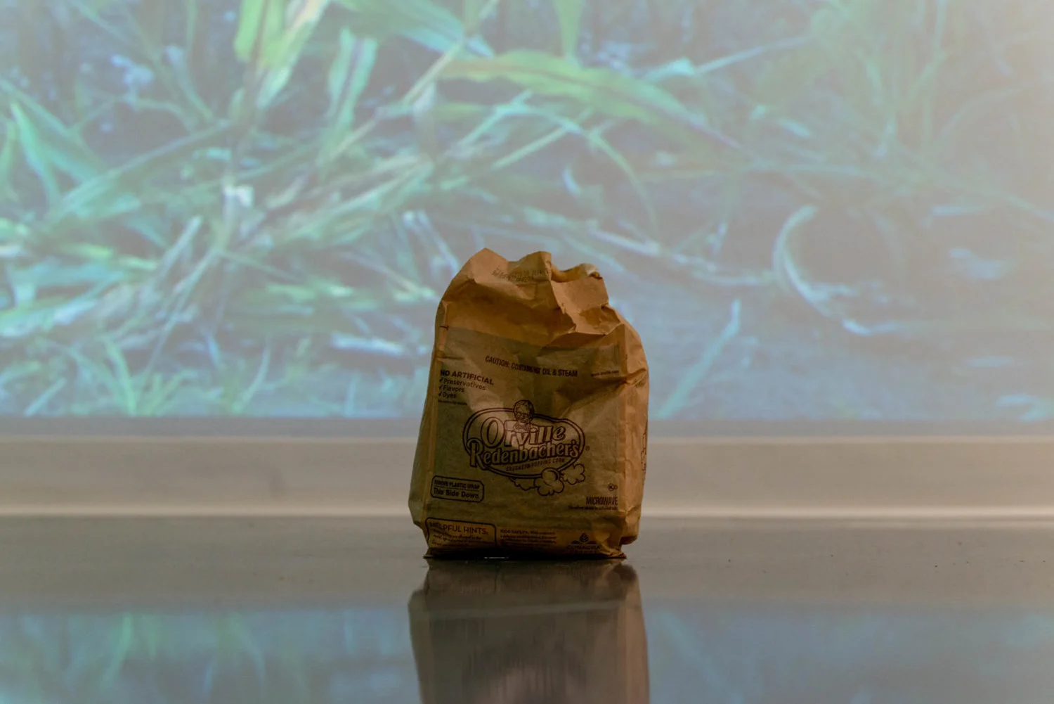 INTERACTIVE EXHIBIT FILLS EYES, EARS, MOUTHS WITH MAIZE An installation at the McCarthy Art Gallery curated by Overnight Projects had its interactive performance component on Saturday, September 22 in the form of a guided, meditational meal of corn-based products.