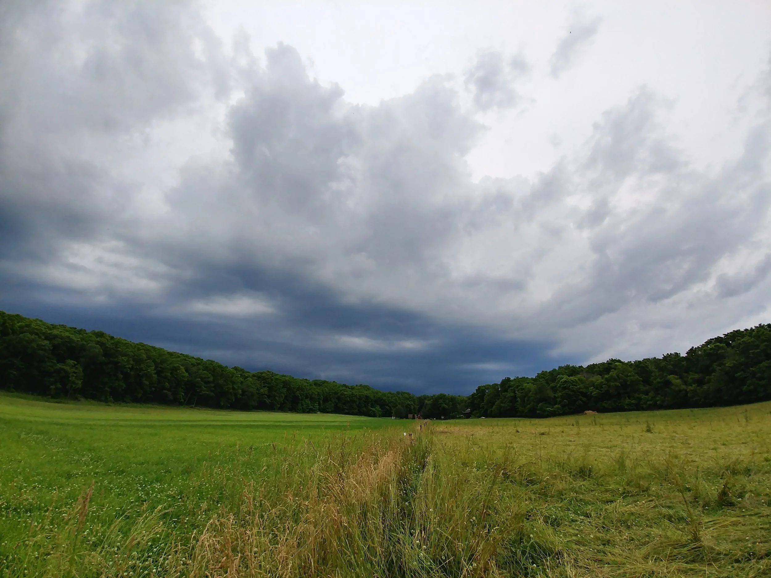 East side after first rotation, west side after first cropping, view from south