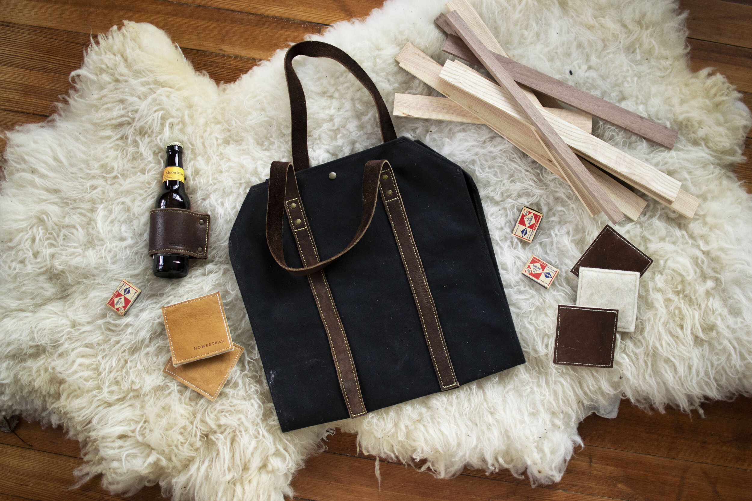 Midwest leather goods + wool mattress pads