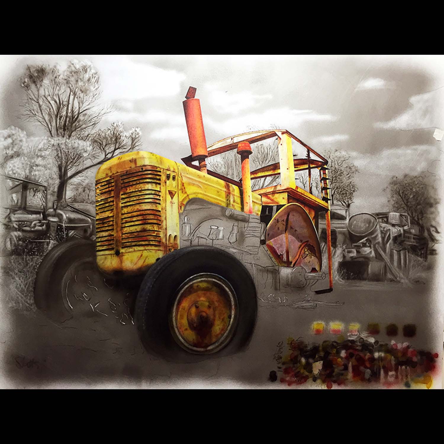 Tractor graveyard