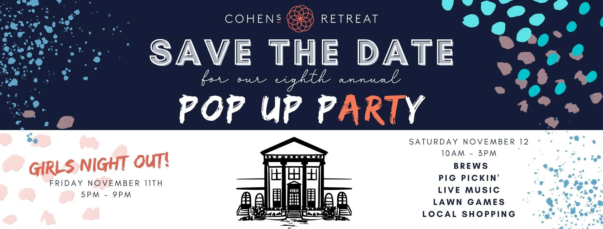 pop up pARTy 2022 at Cohen's Retreat