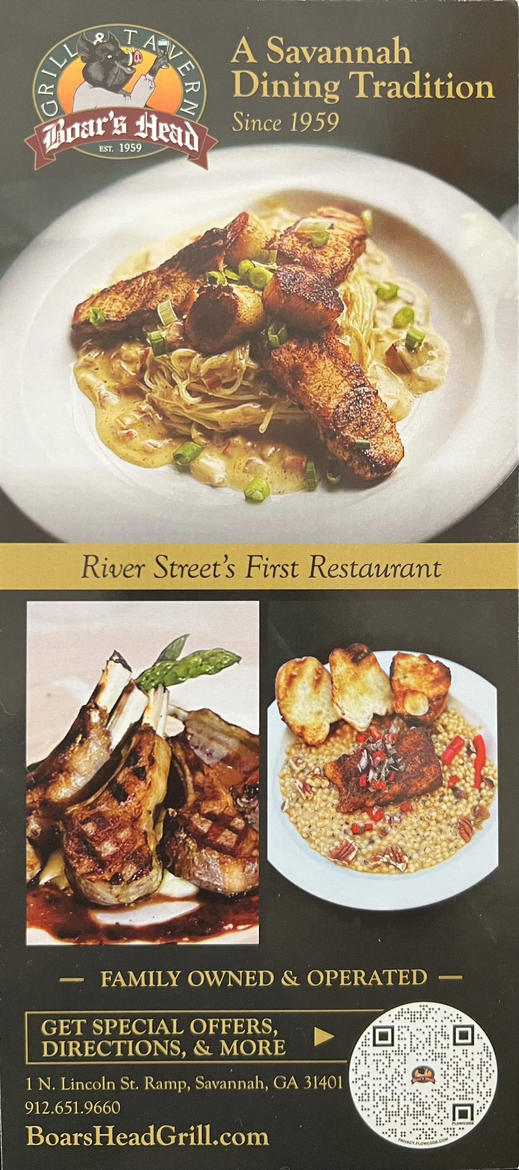 Boar's Head Grill and Tavern — Official Guides of Savannah