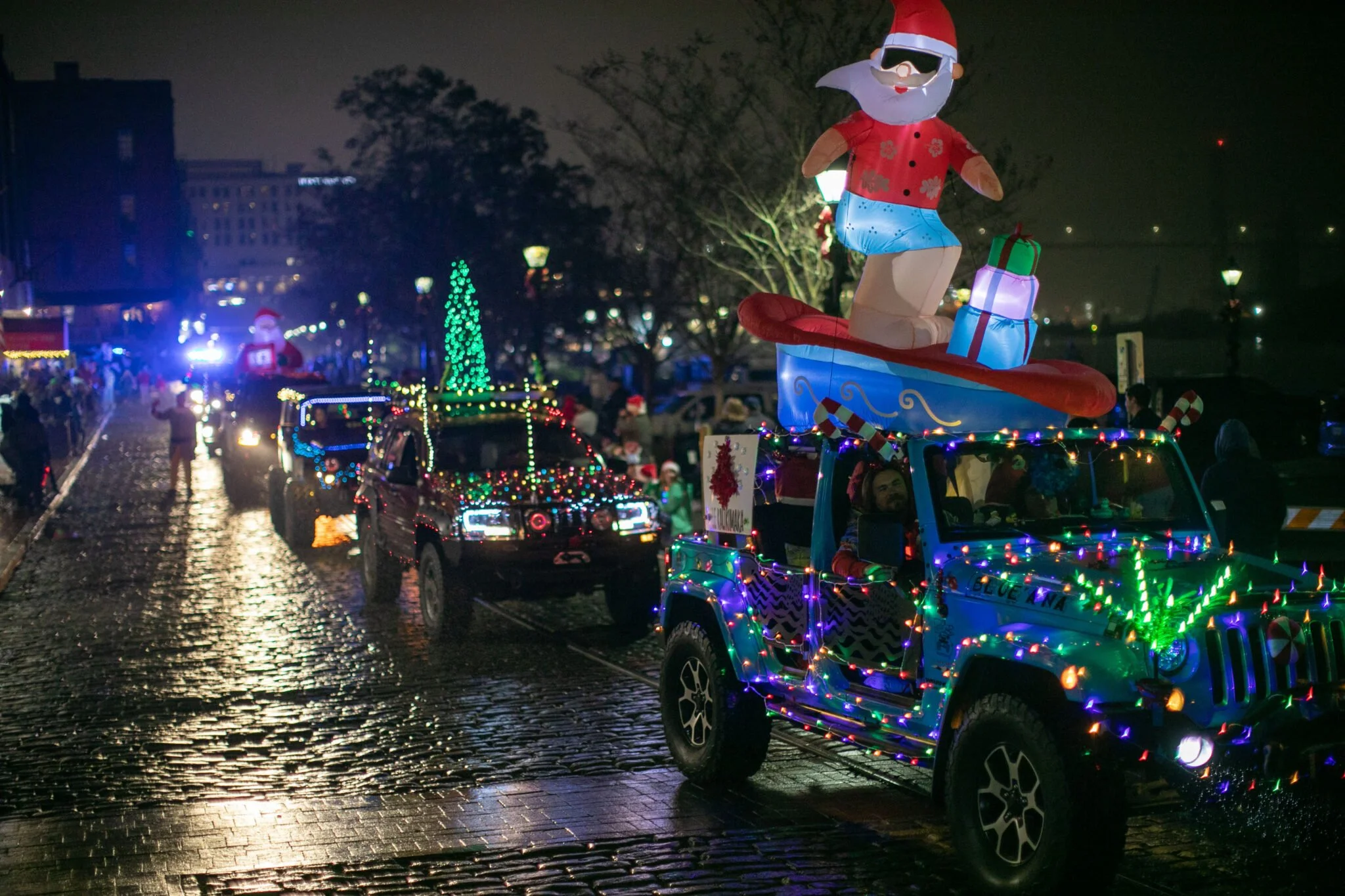 Savannah's Waterfront Lighted Christmas Street Parade