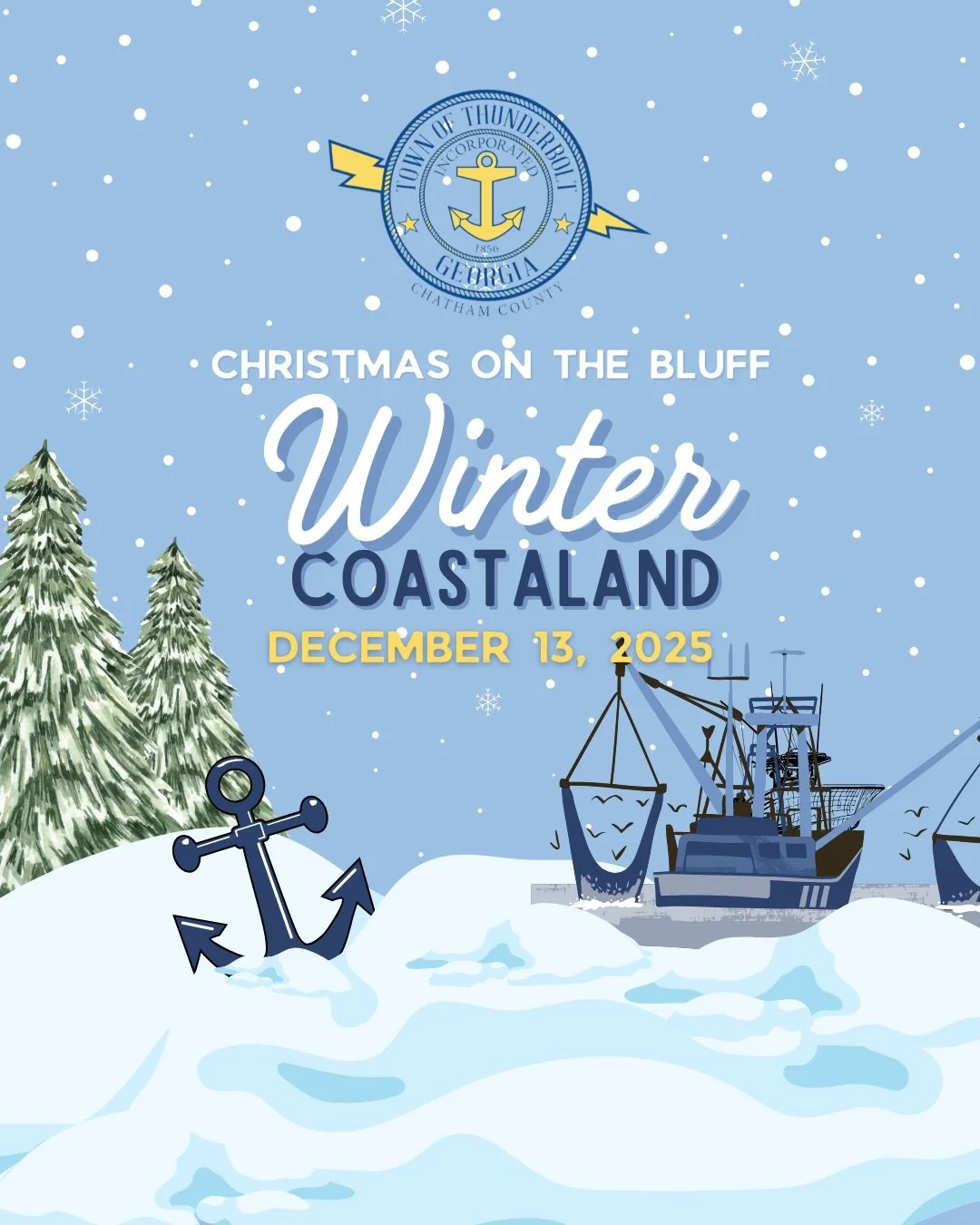 Christmas on the Bluff:  Winter Coastaland