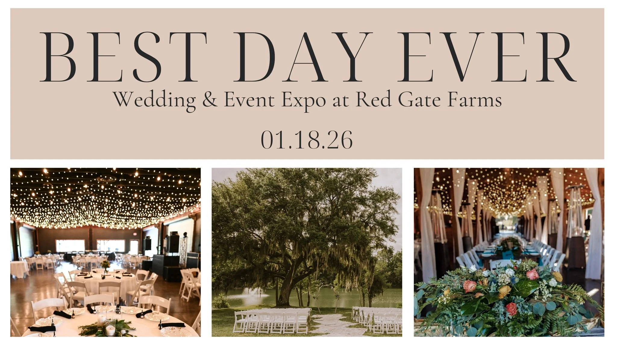 Best Day Ever Wedding & Event Expo at Red Gate Farms