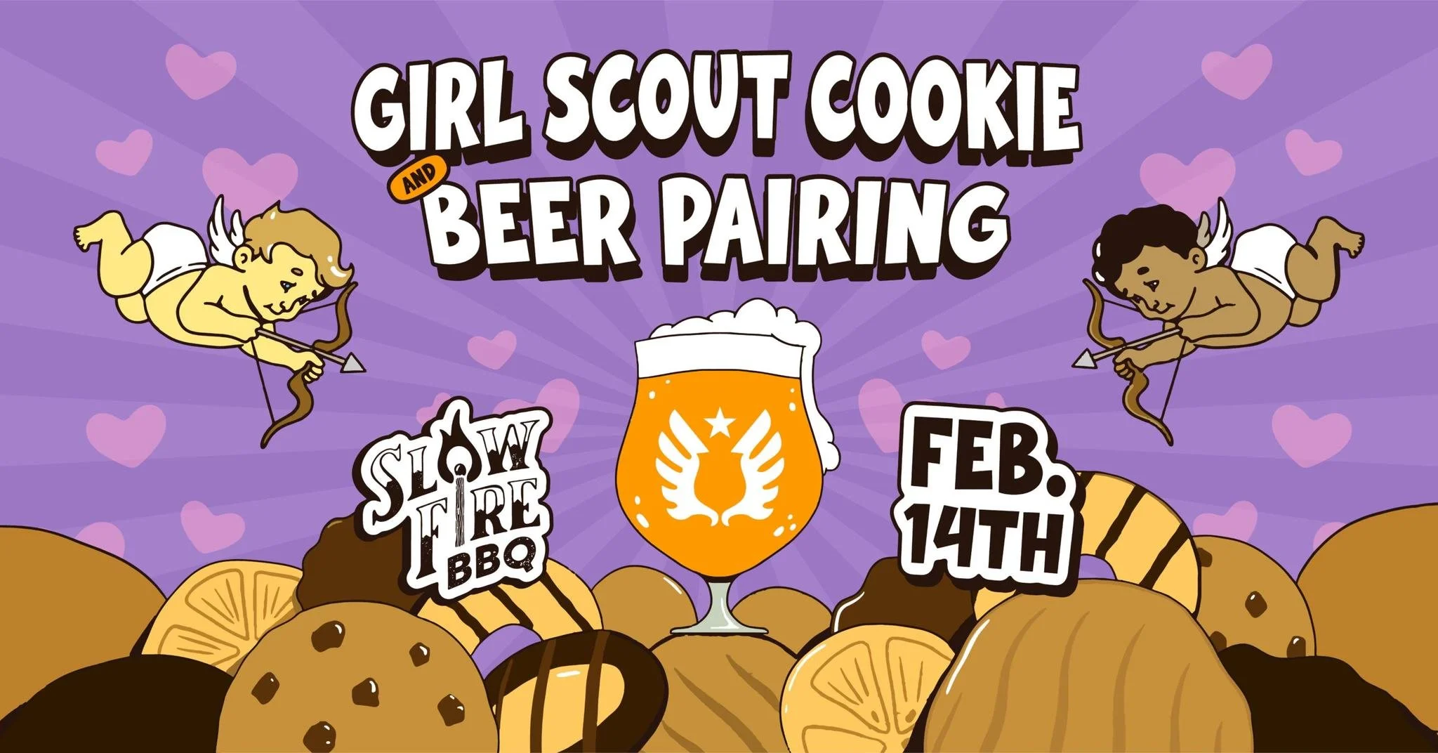 Valentine's Day Girl Scout Cookie &amp; Beer Pairing