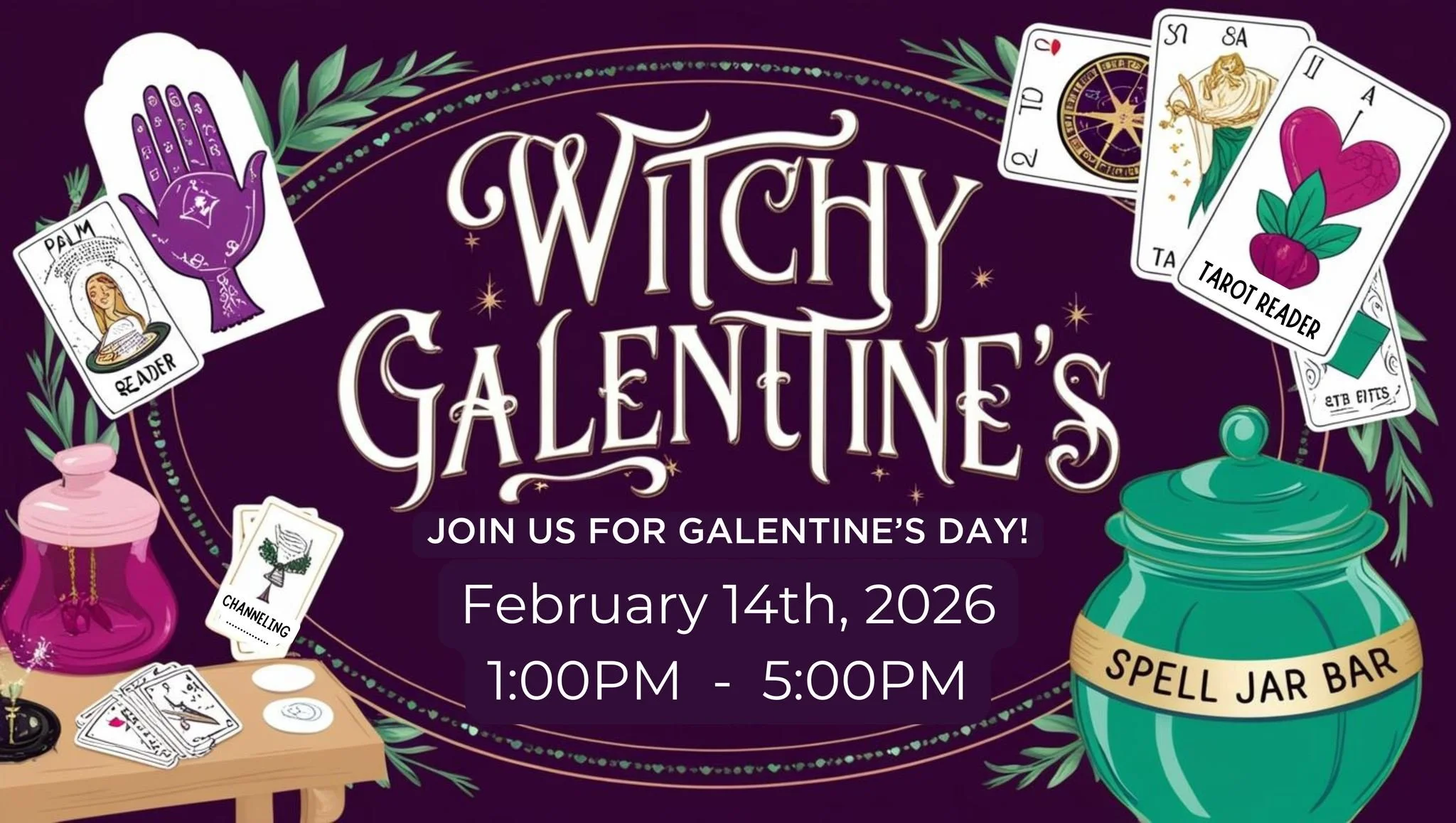 2nd Annual Witchy Galentine's Day at Ordinary Magic Savannah