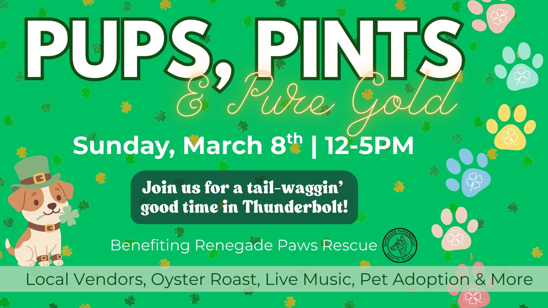 Pups, Pints &amp; Pure Gold