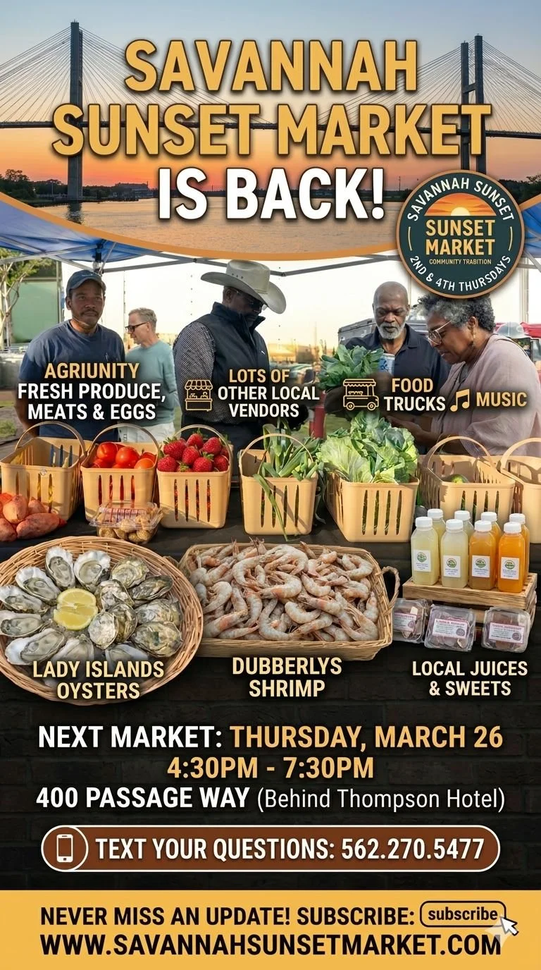 Savannah Sunset Market at Eastern Wharf