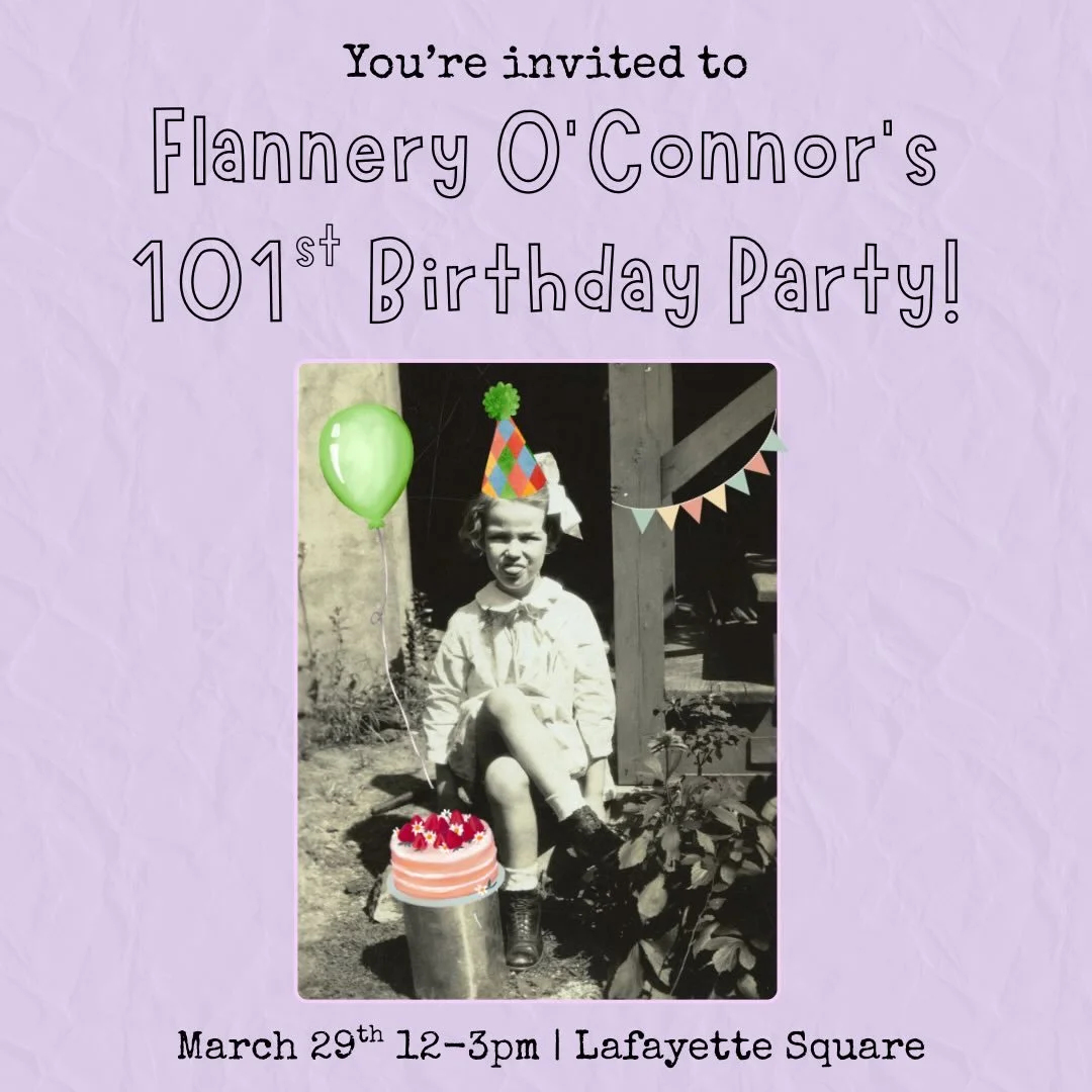 Flannery O'Connor's 101st Birthday Party and Local Author Day