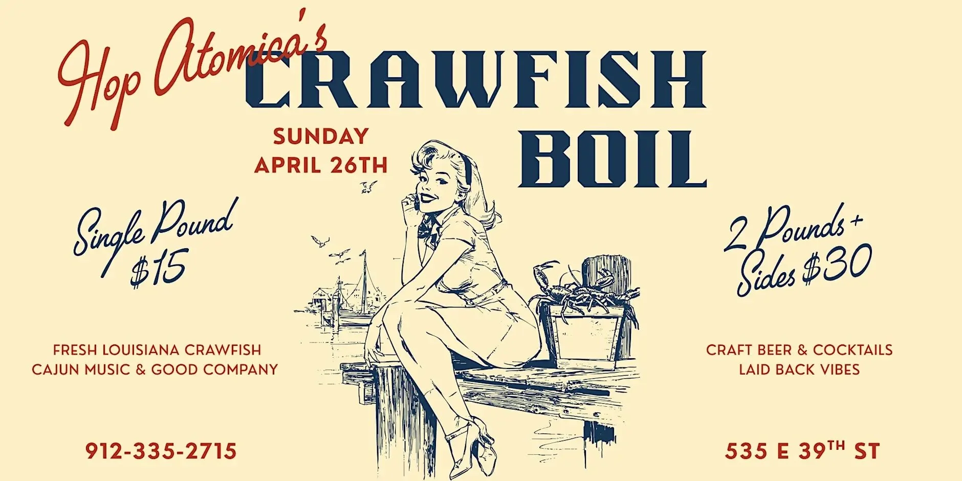 Hop Atomica Crawfish Boil