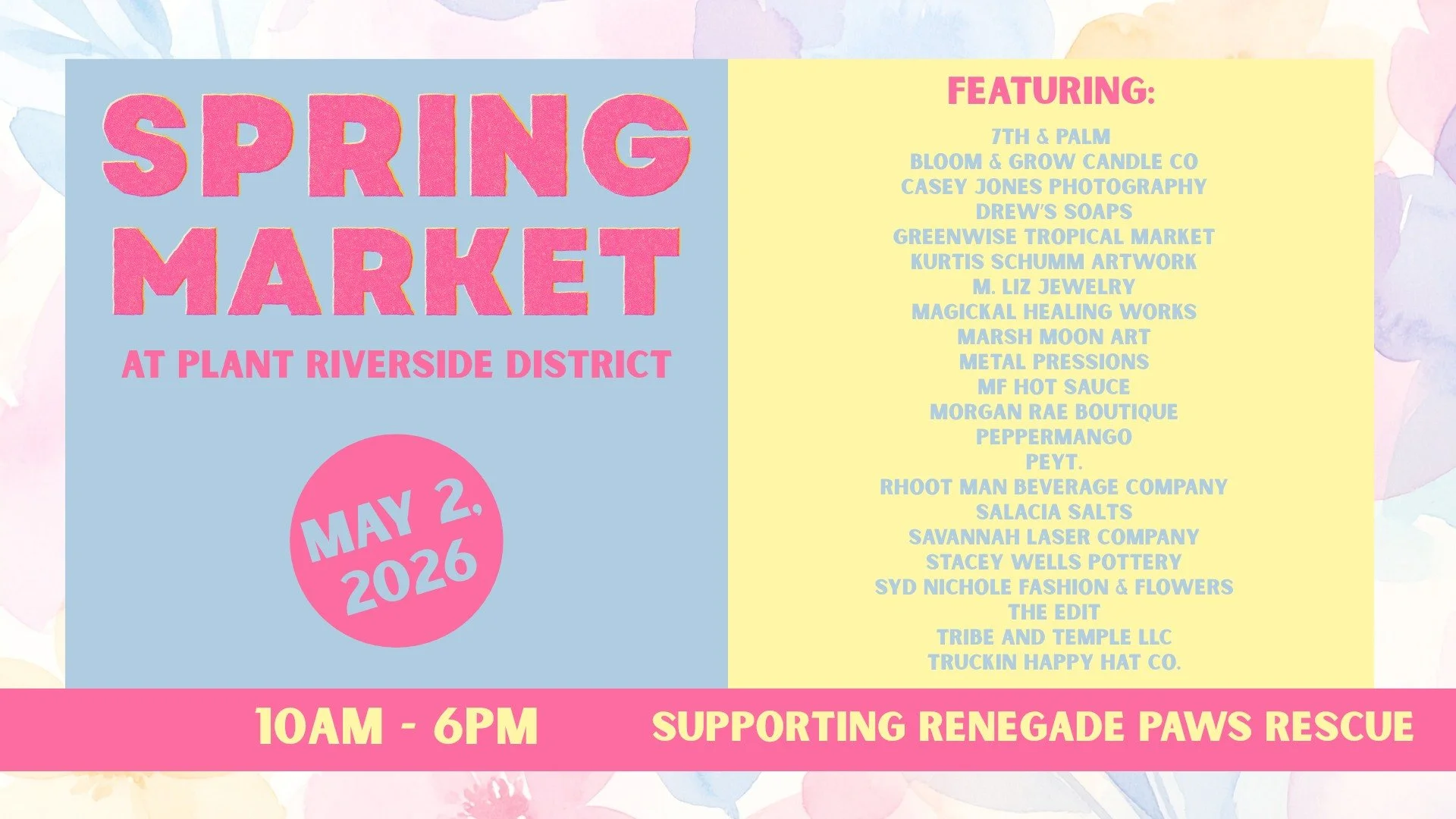 Spring Market at Plant Riverside