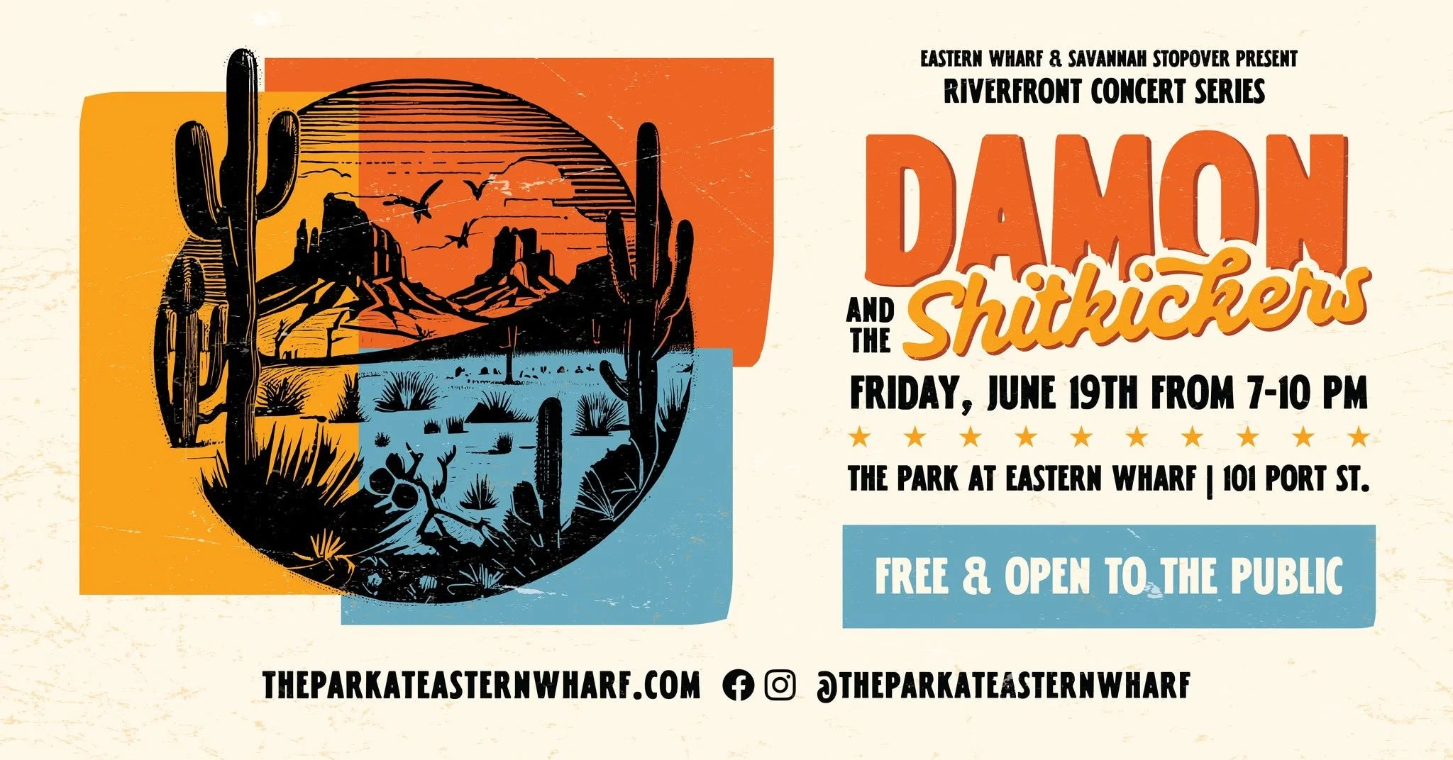 Riverfront Concert Series:  Damon and the Shi*kickers