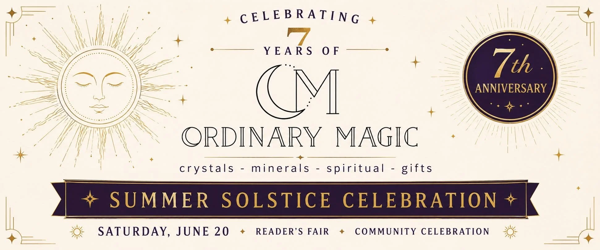Reader's Fair & 7th Anniversary Summer Solstice Celebration