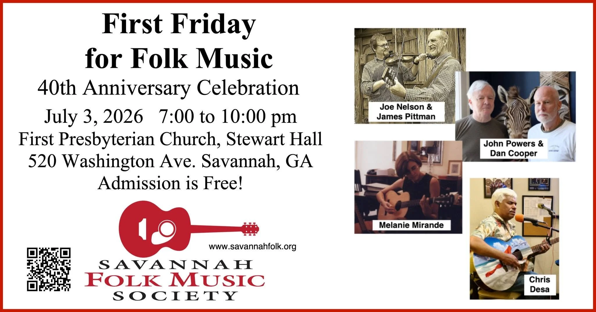 First Friday for Folk Music