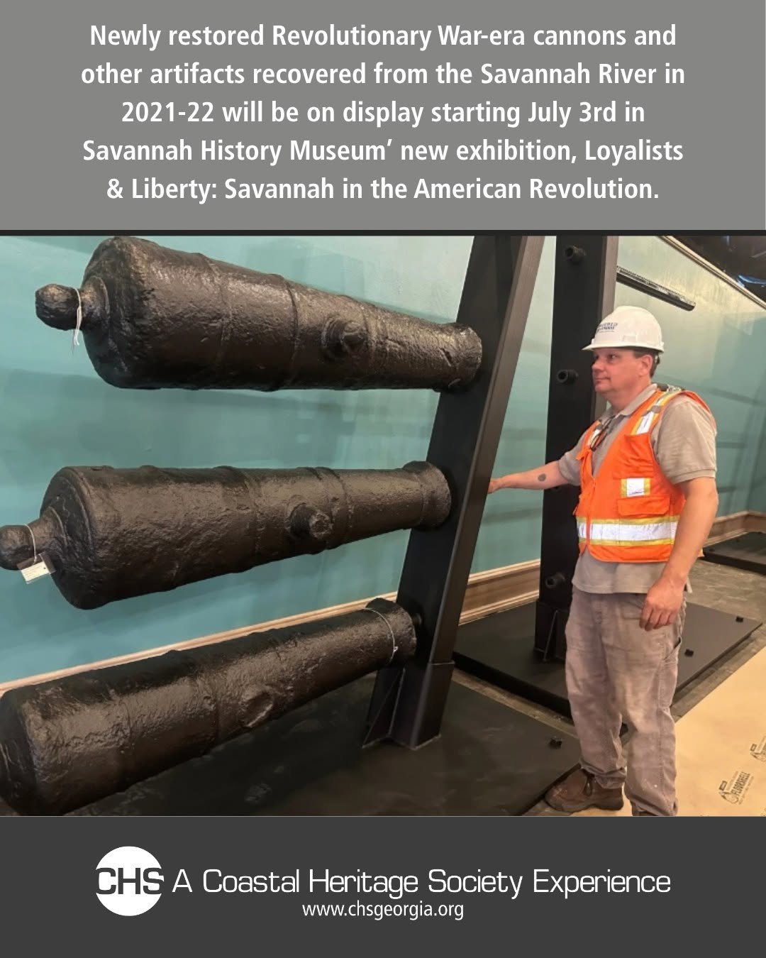 Loyalists &amp; Liberty Exhibit Featuring American Revolutionary War Cannons