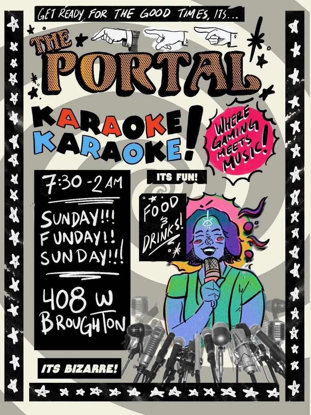 Karaoke Night at The Portal Arcade