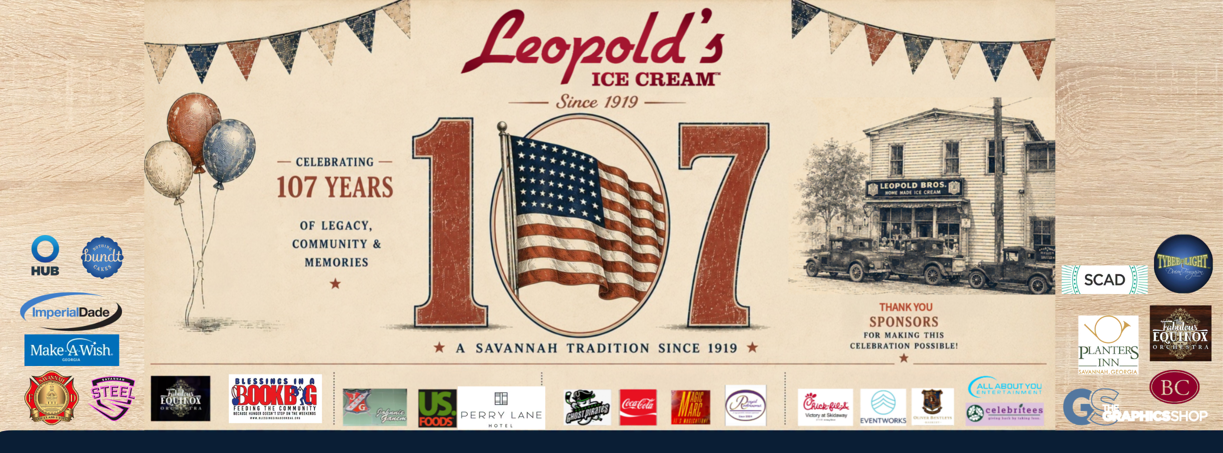 Leopold's Ice Cream 107th Birthday Party