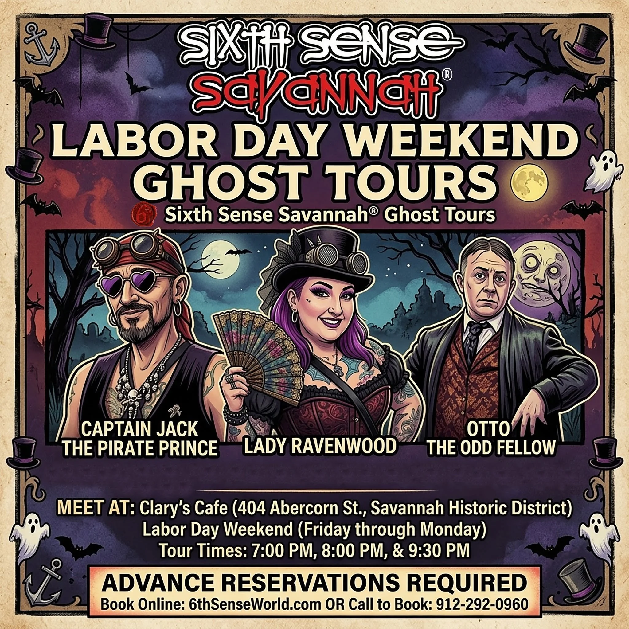 Labor Day Weekend Ghost Tours
