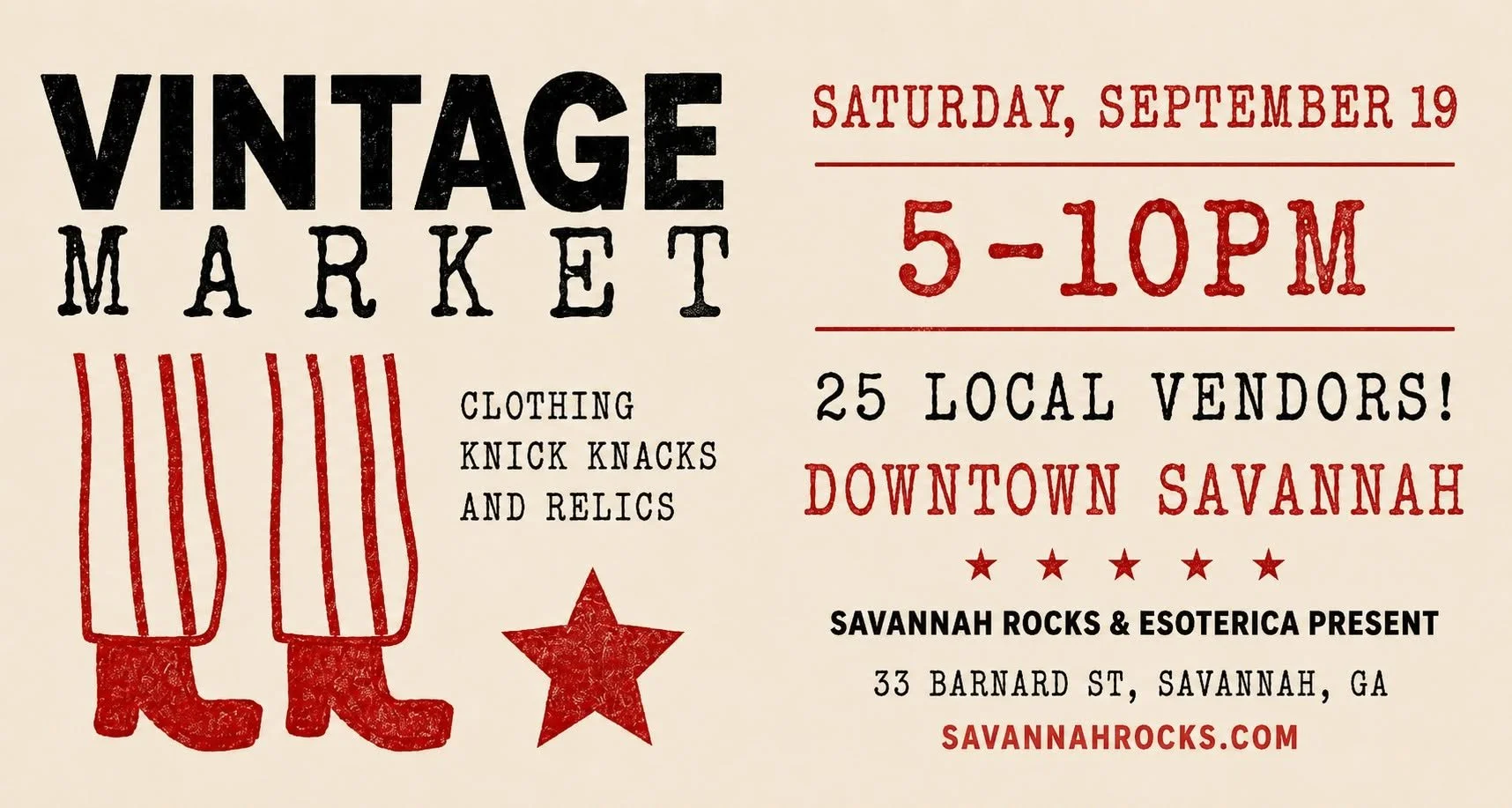 Savannah Rocks Vintage Market