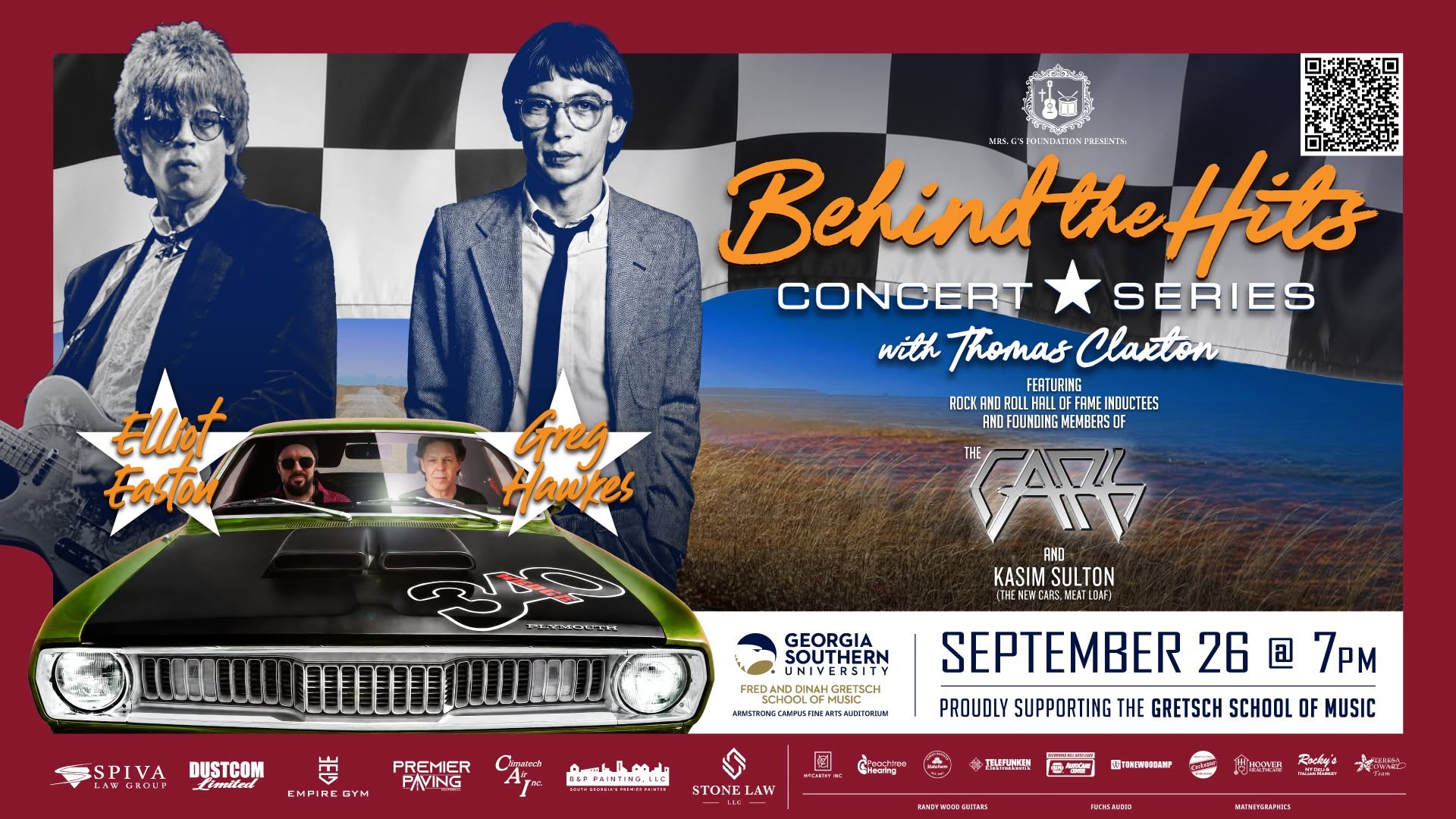 "Behind the Hits" Concert Series:  Elliot Easton, Greg Hawkes, Kasim Sulton