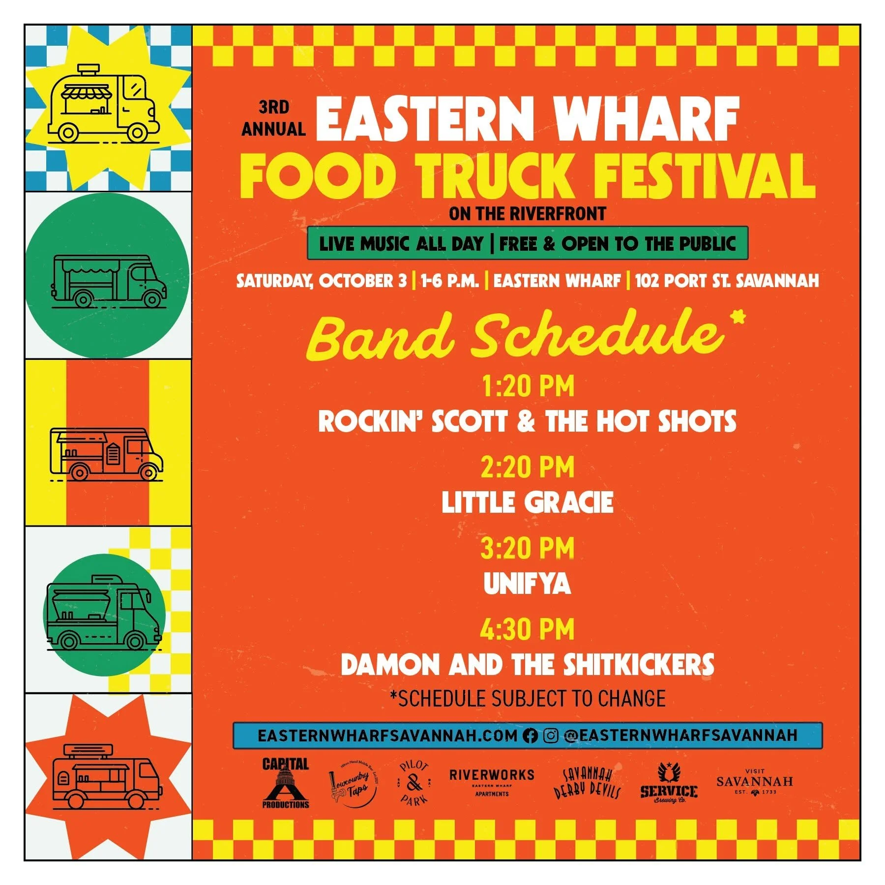 3rd Annual Eastern Wharf Food Truck Festival