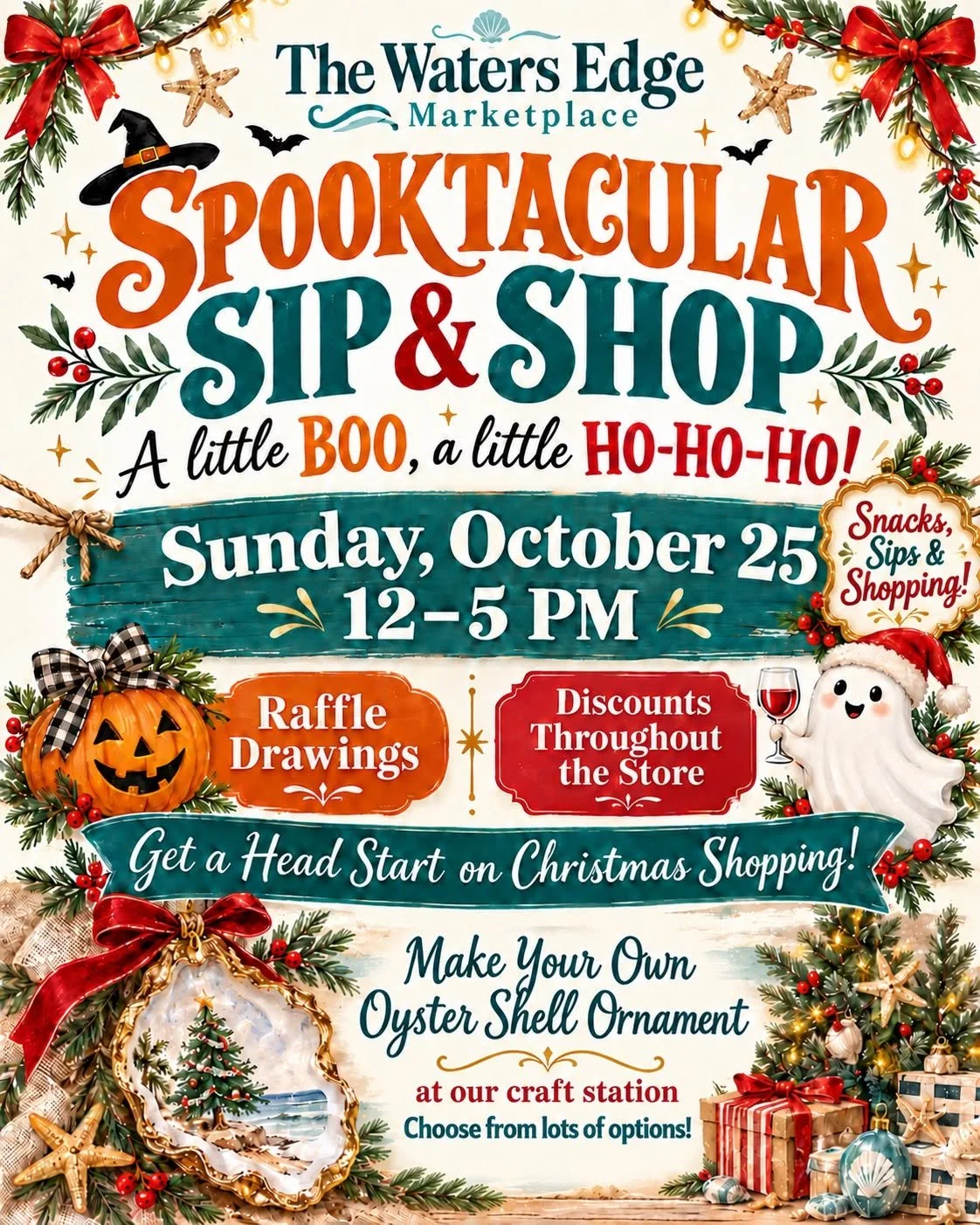Spooktacular Sip and Shop