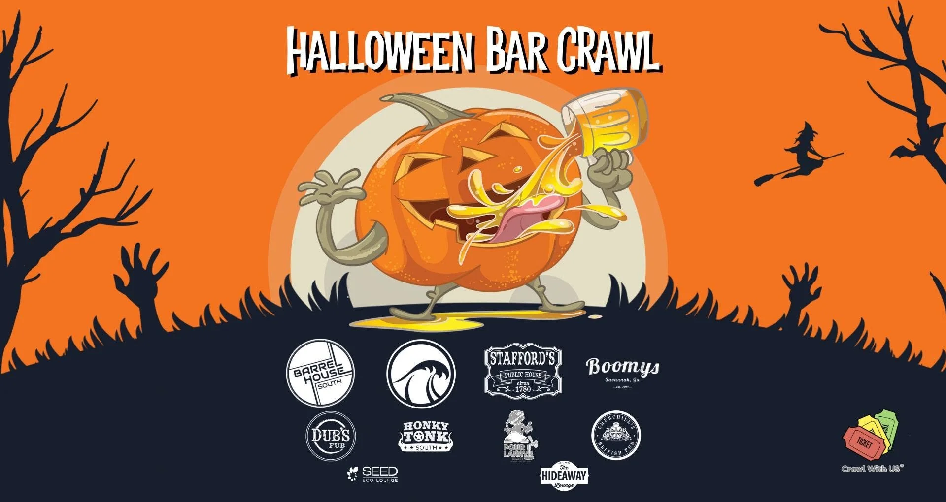 Savannah Halloween Bar Crawl