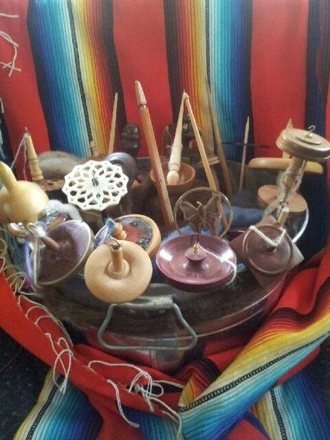 My "Bucket o' Spindles"