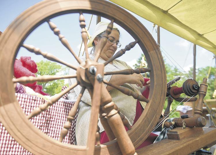 18th Century Spinning Demonstration