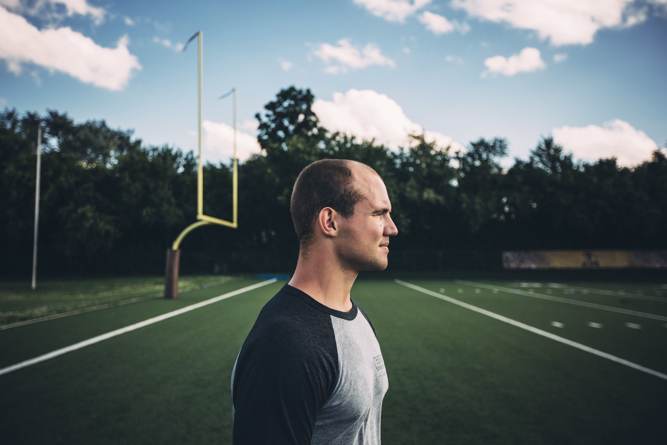 PortraitESPN Mag Chris Borland NFL portrait Clayton Hauck 2015.jpg