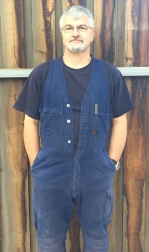 Boatbuilding instructor Mike Johnson
