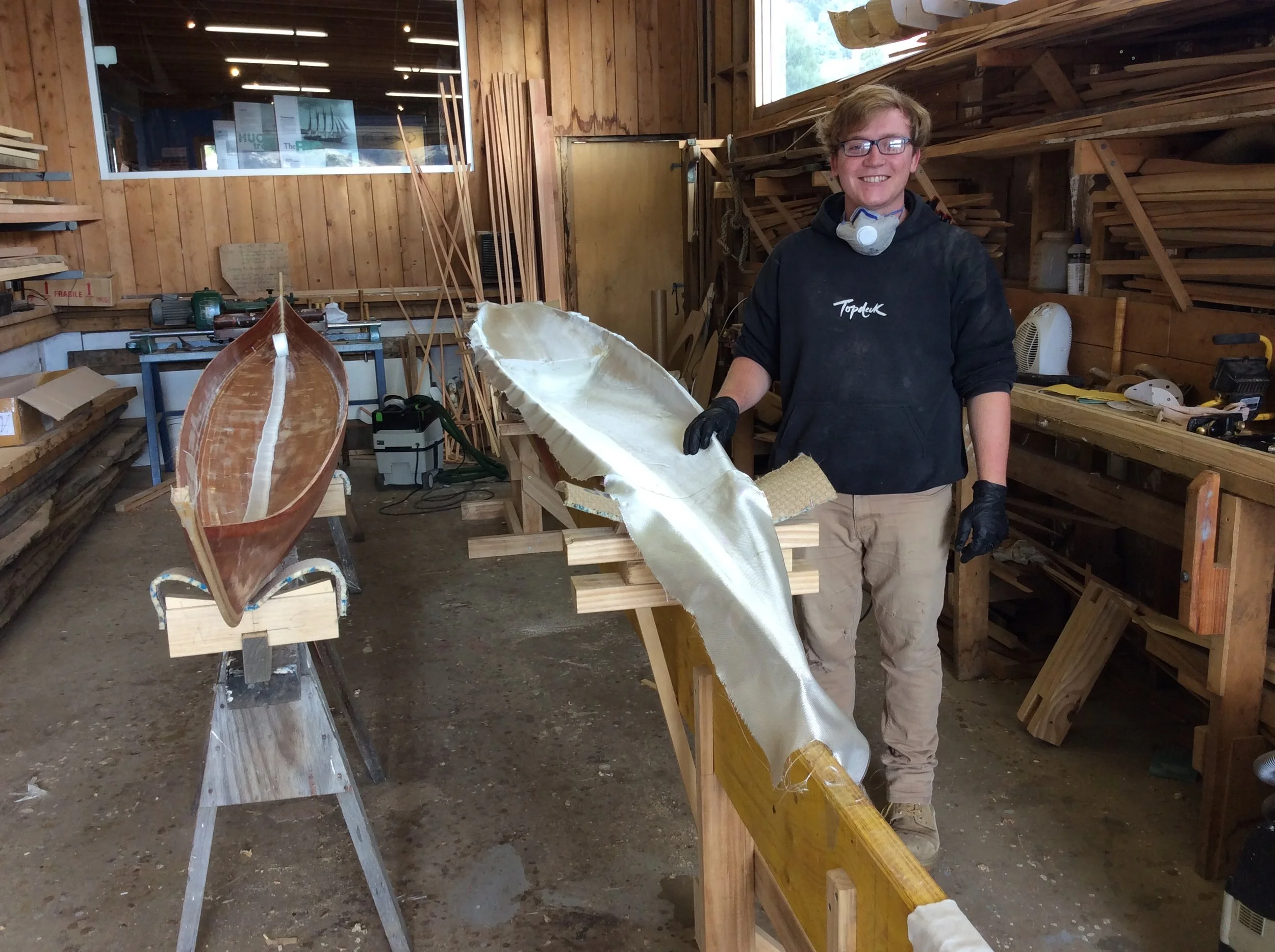 Max's Strip planked Kayak