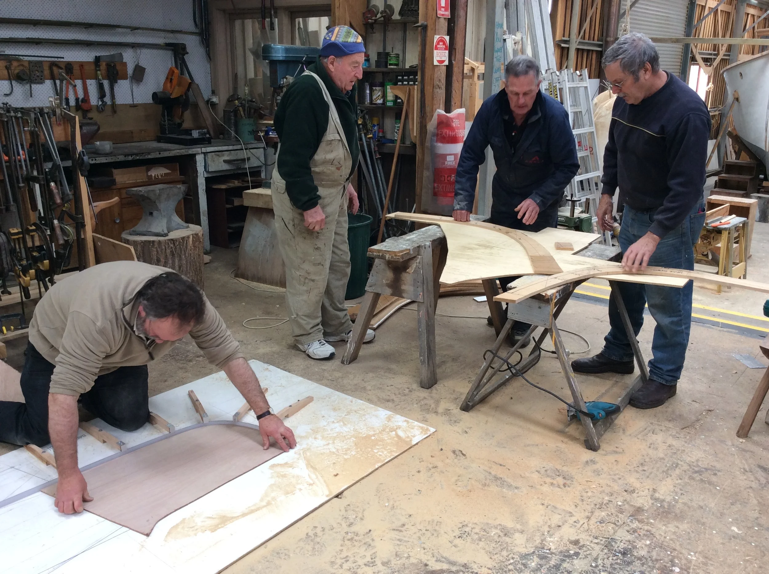 Adrian Deans team lofting