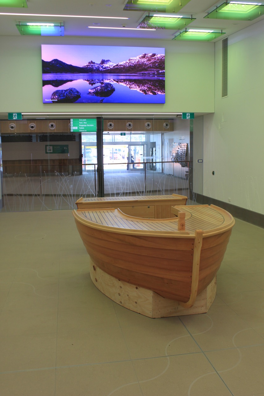 Airport counter