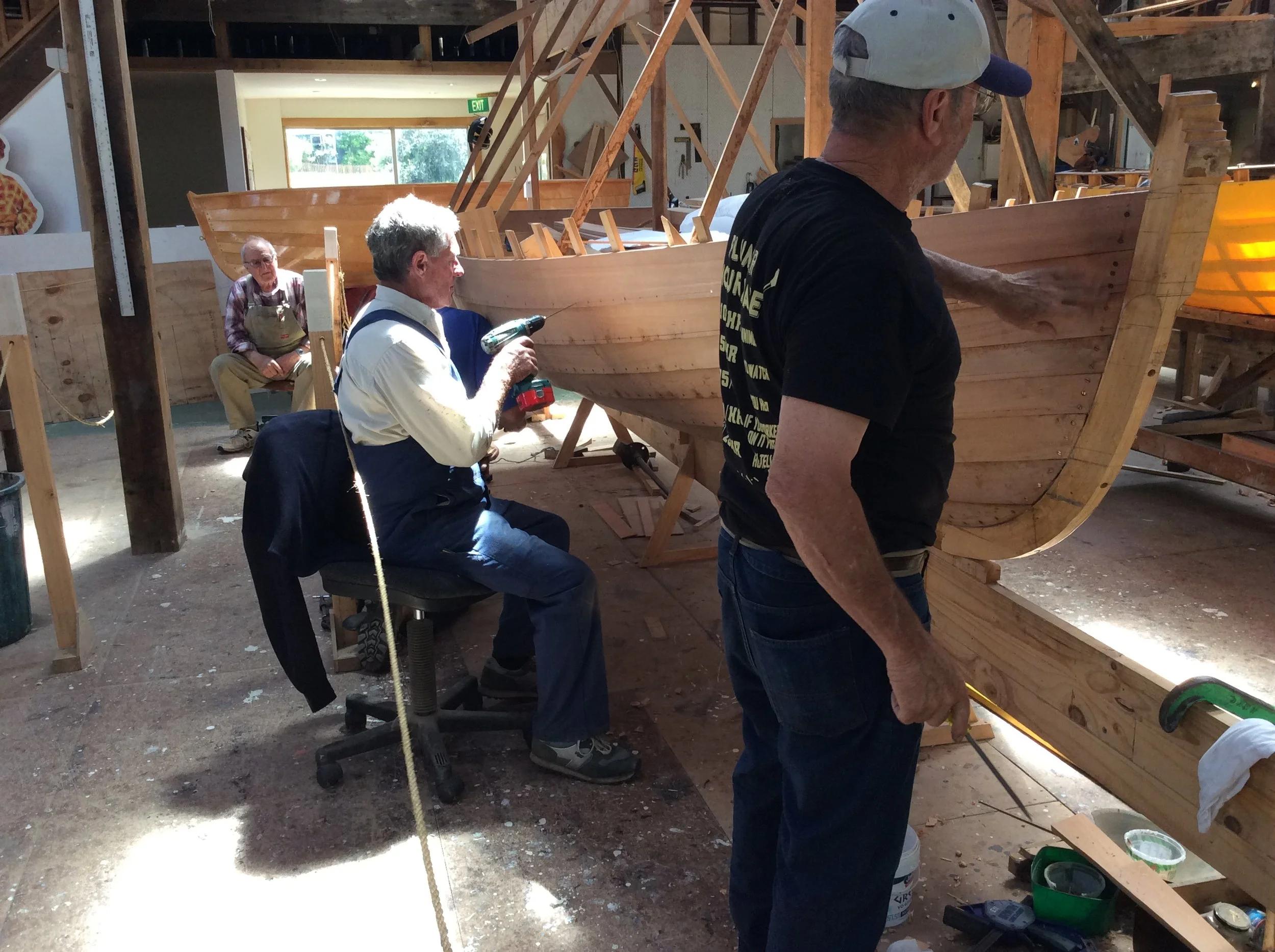 Willis, Mick and Doug working with Adrian.JPG