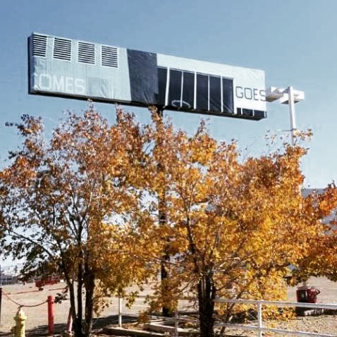COMES &mdash; GOES @unm_art @unm_art_museum @orphansigns UNM Art Practices Students in collaboration with the UNM Art Museum