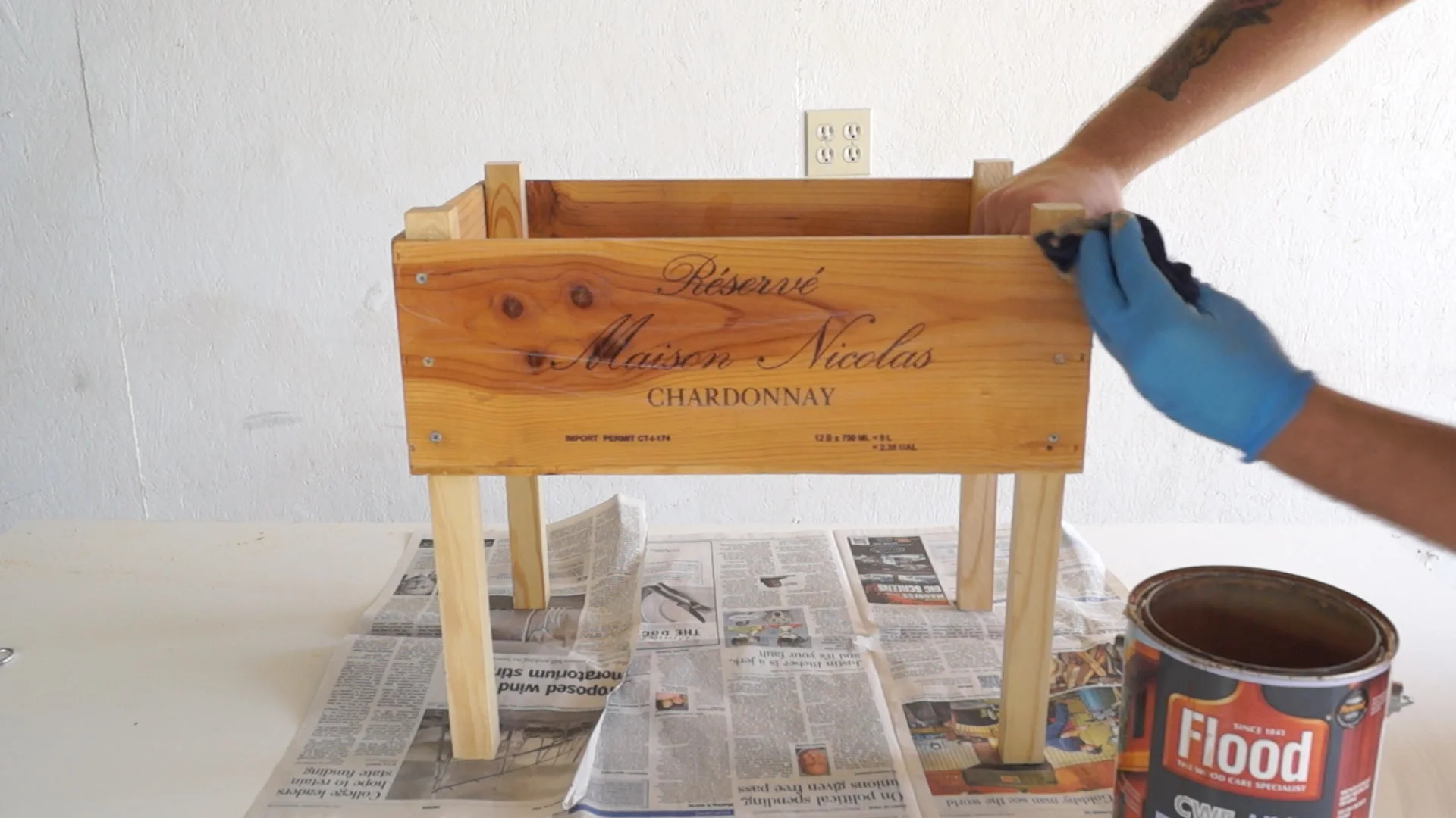 DIY WINE BOX PLANTER — Modern Builds