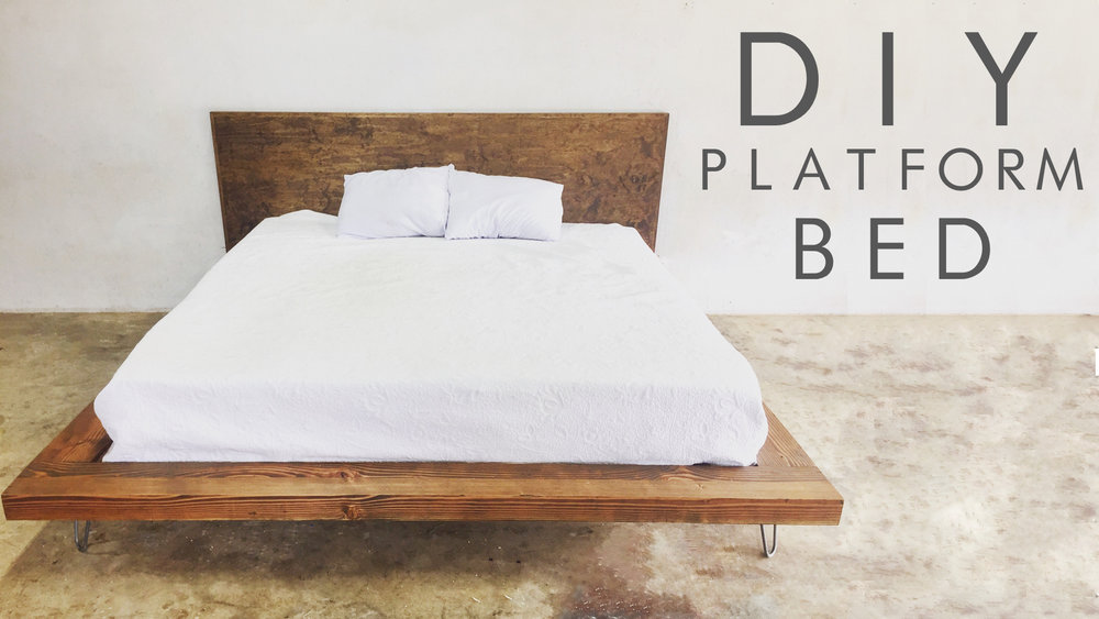 Diy Modern Platform Bed Builds, Can You Make Your Own Bed Frame